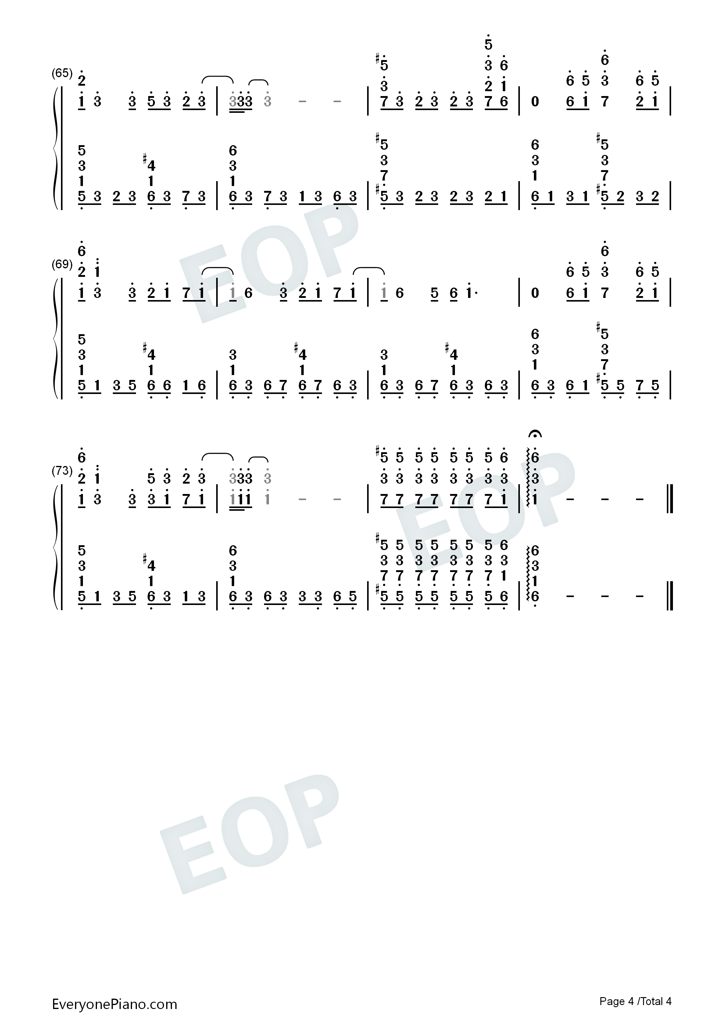 Toss_a_Coin_to_Your_Witcher钢琴简谱_Sonya_Belousova_Giona_Ostinelli演唱