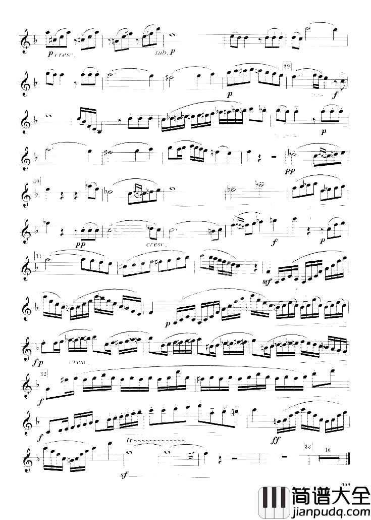 [捷克]克拉玛单簧管协奏曲简谱