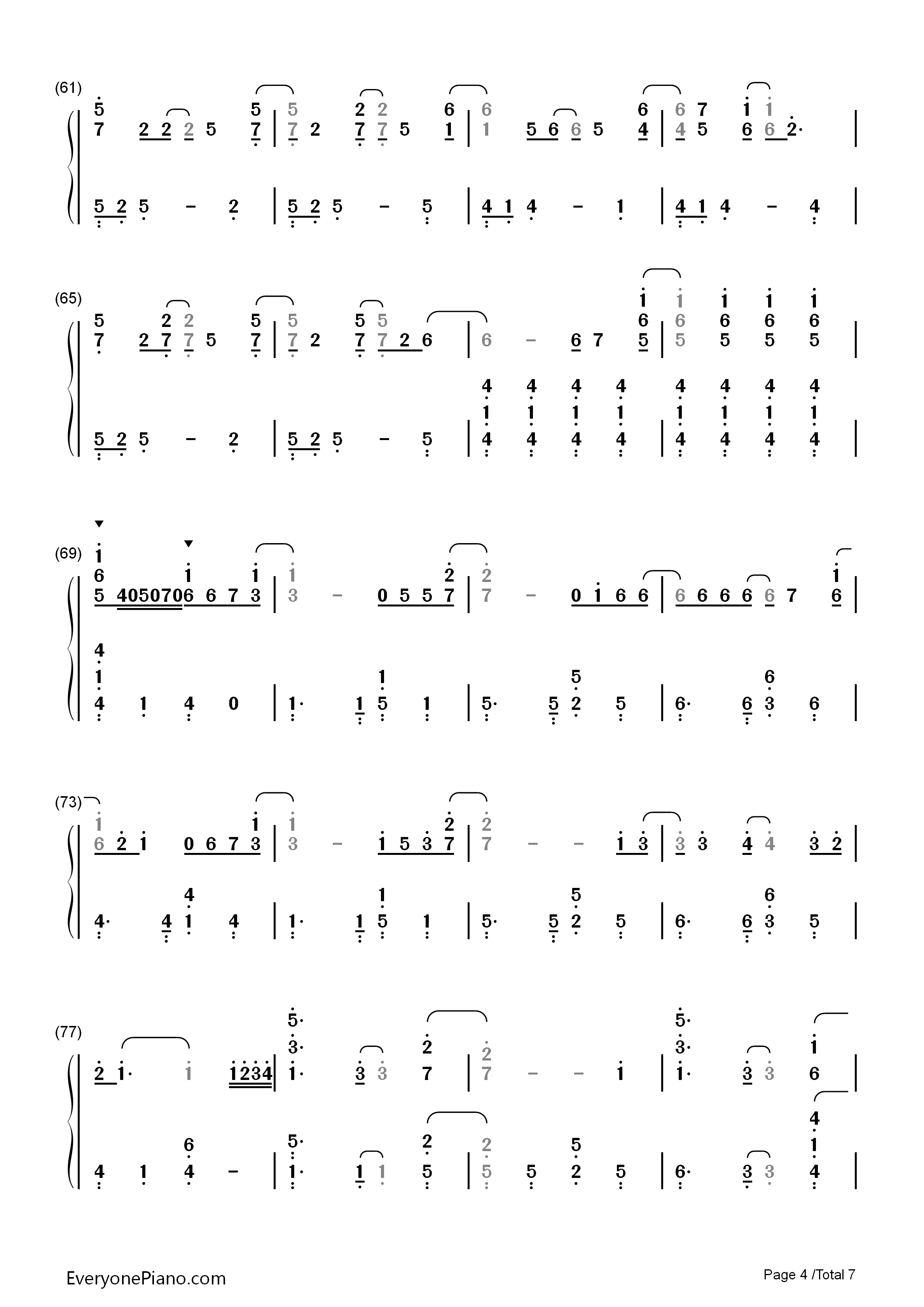 let_it_go简单版钢琴简谱_Idina_Menzel演唱