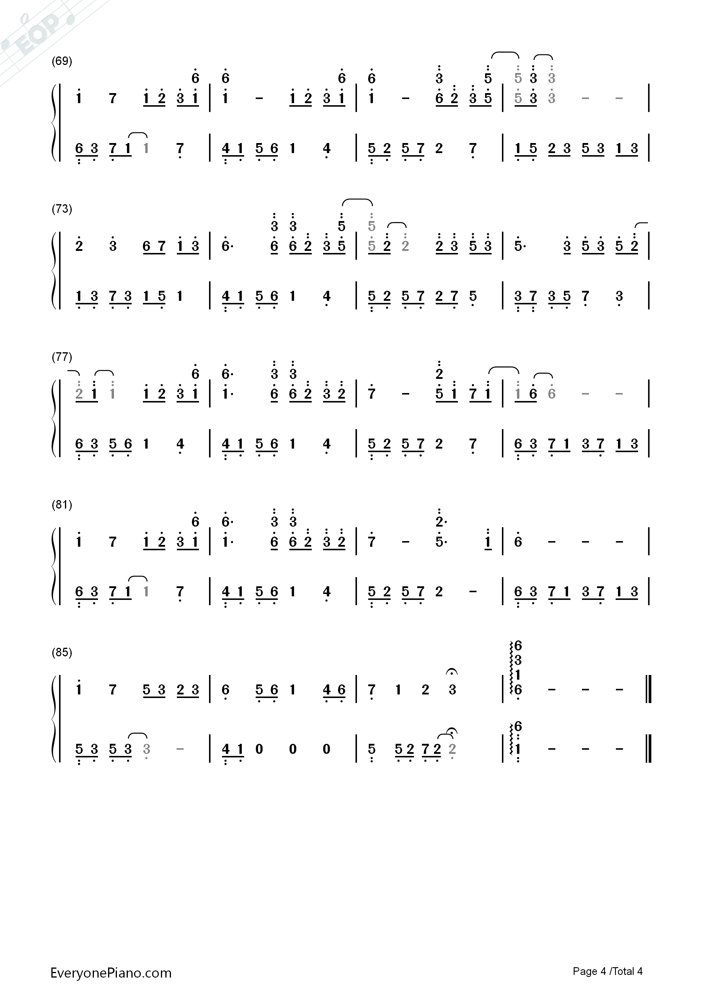 夜的钢琴曲_5钢琴简谱_石进演唱