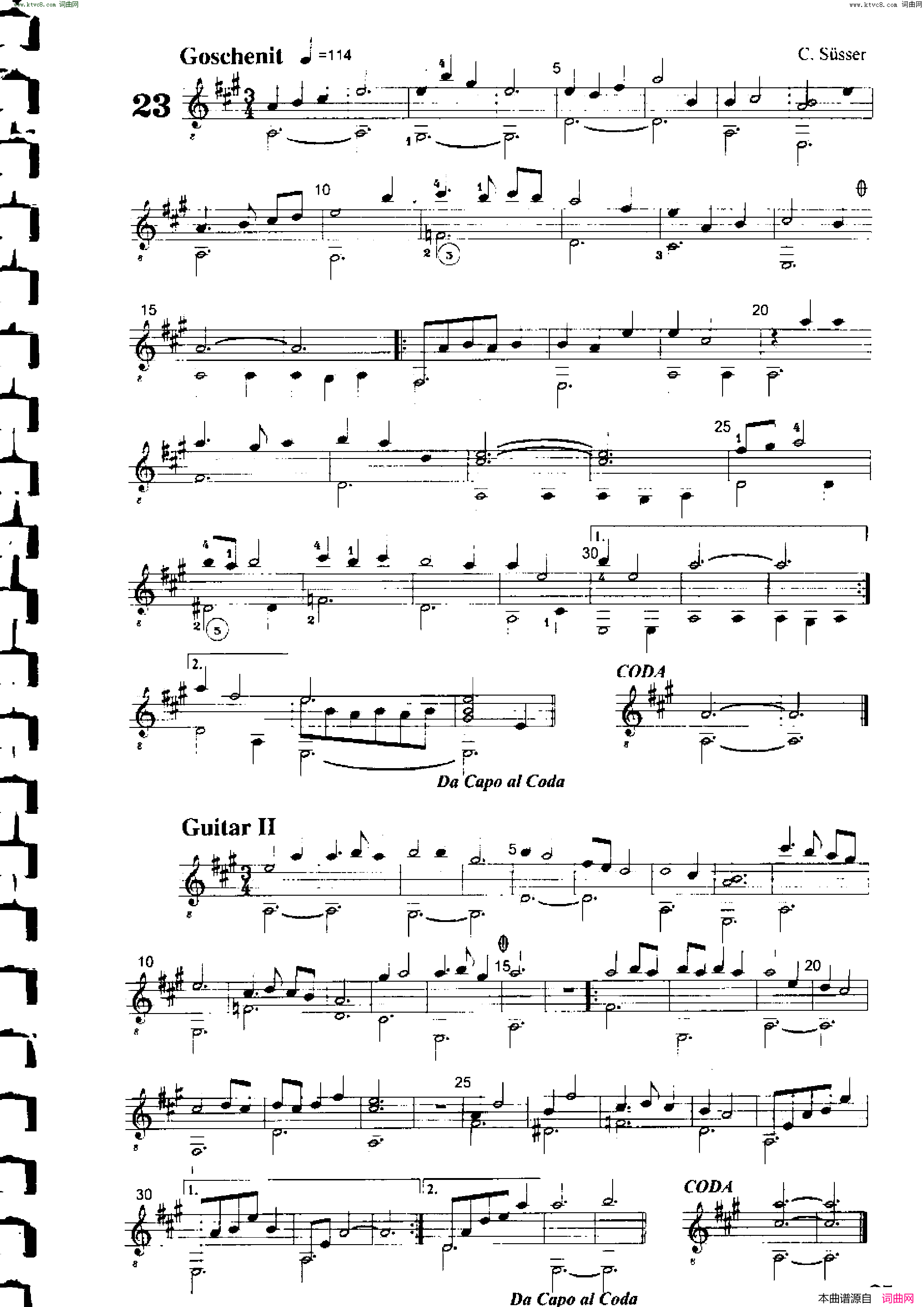 Classical_guitar－Susser_Ctibor_No_6,_Fantazie_ze_sveta_mineralu简谱