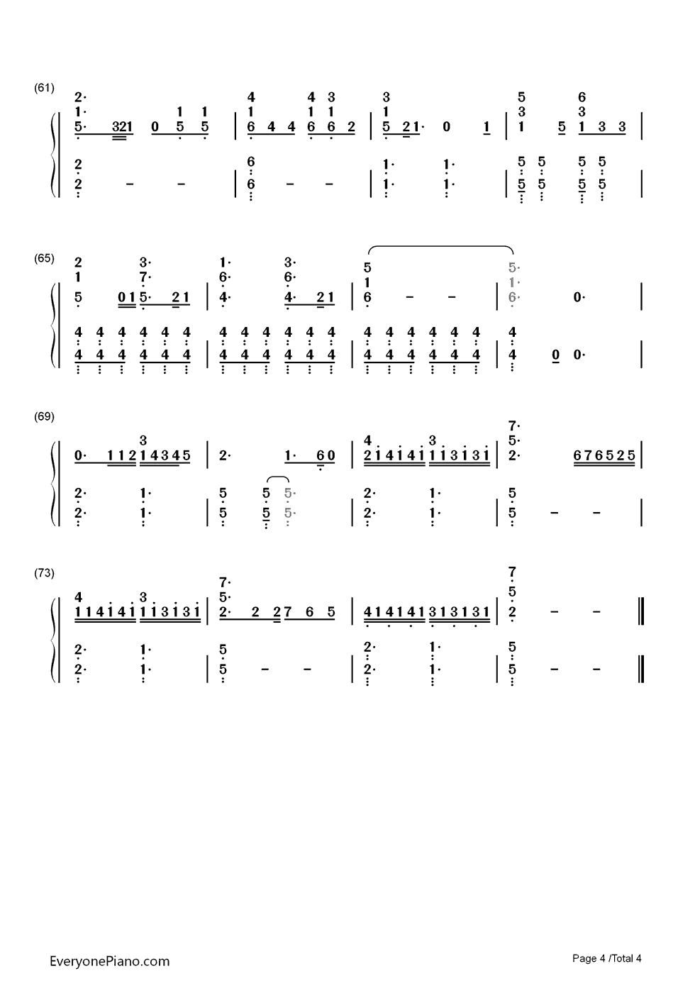 Remedy钢琴简谱_Adele演唱