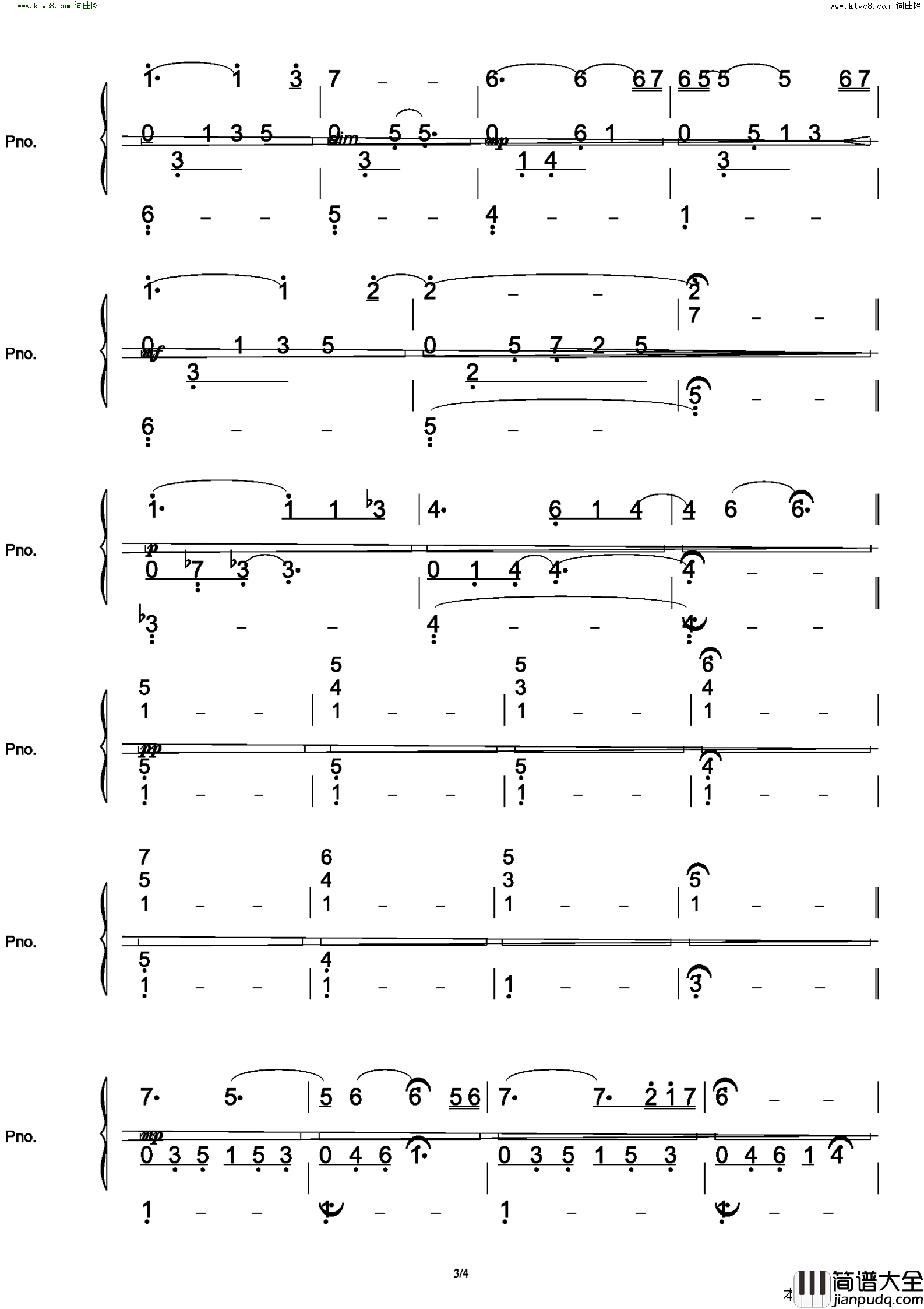 Fairytale简谱_Ludovico_Einaudi演唱_作曲：Ludovico_Einaudi词曲