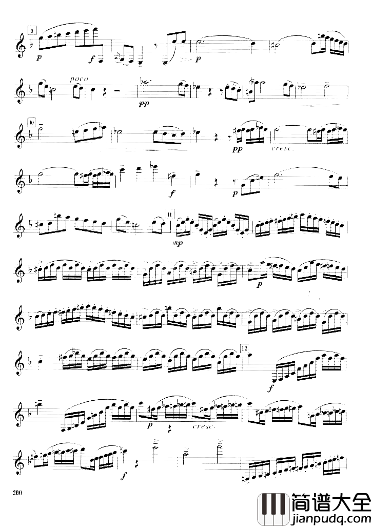 [捷克]克拉玛单簧管协奏曲简谱