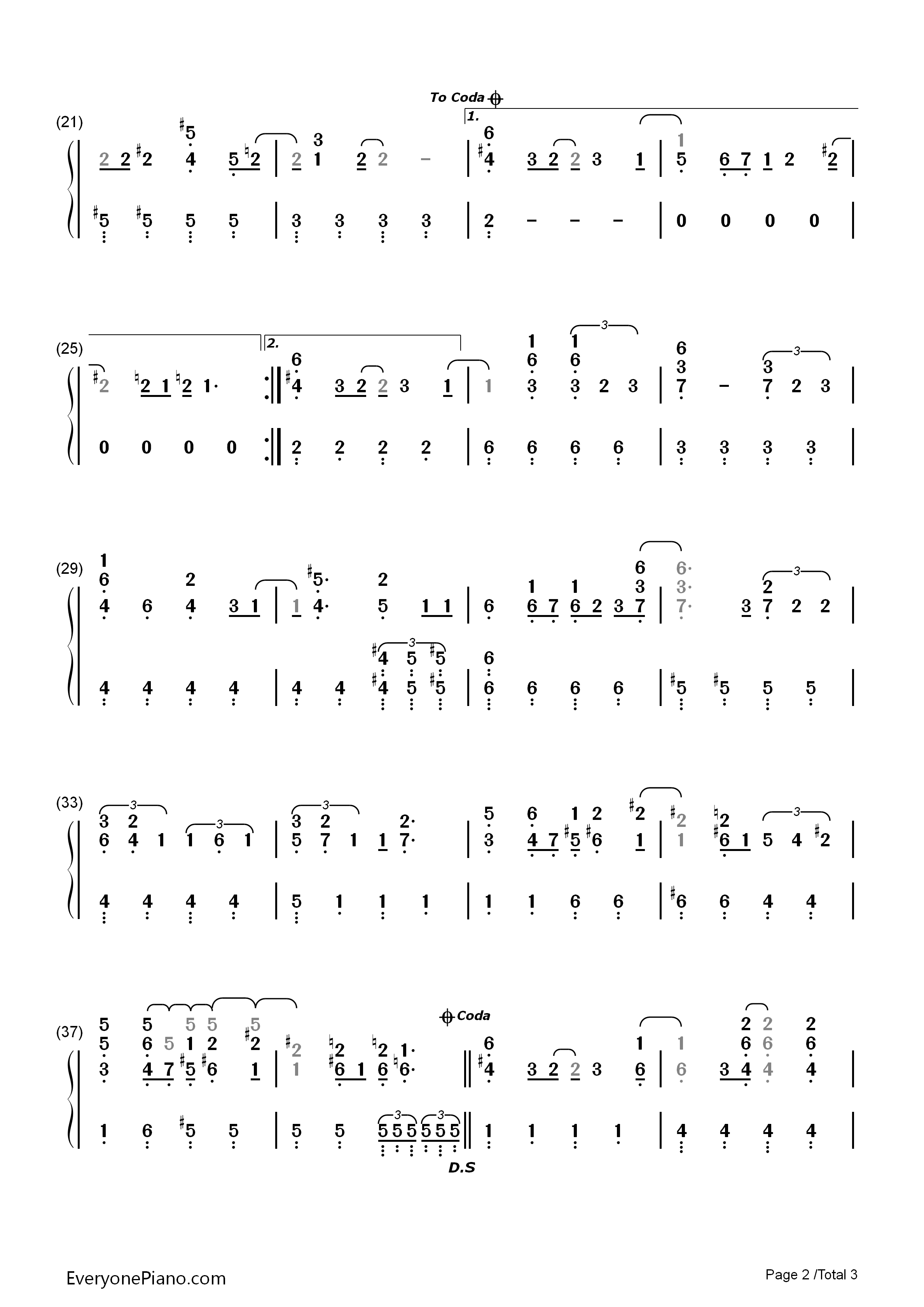So_Far_So_Great钢琴简谱_Demi_Lovato演唱