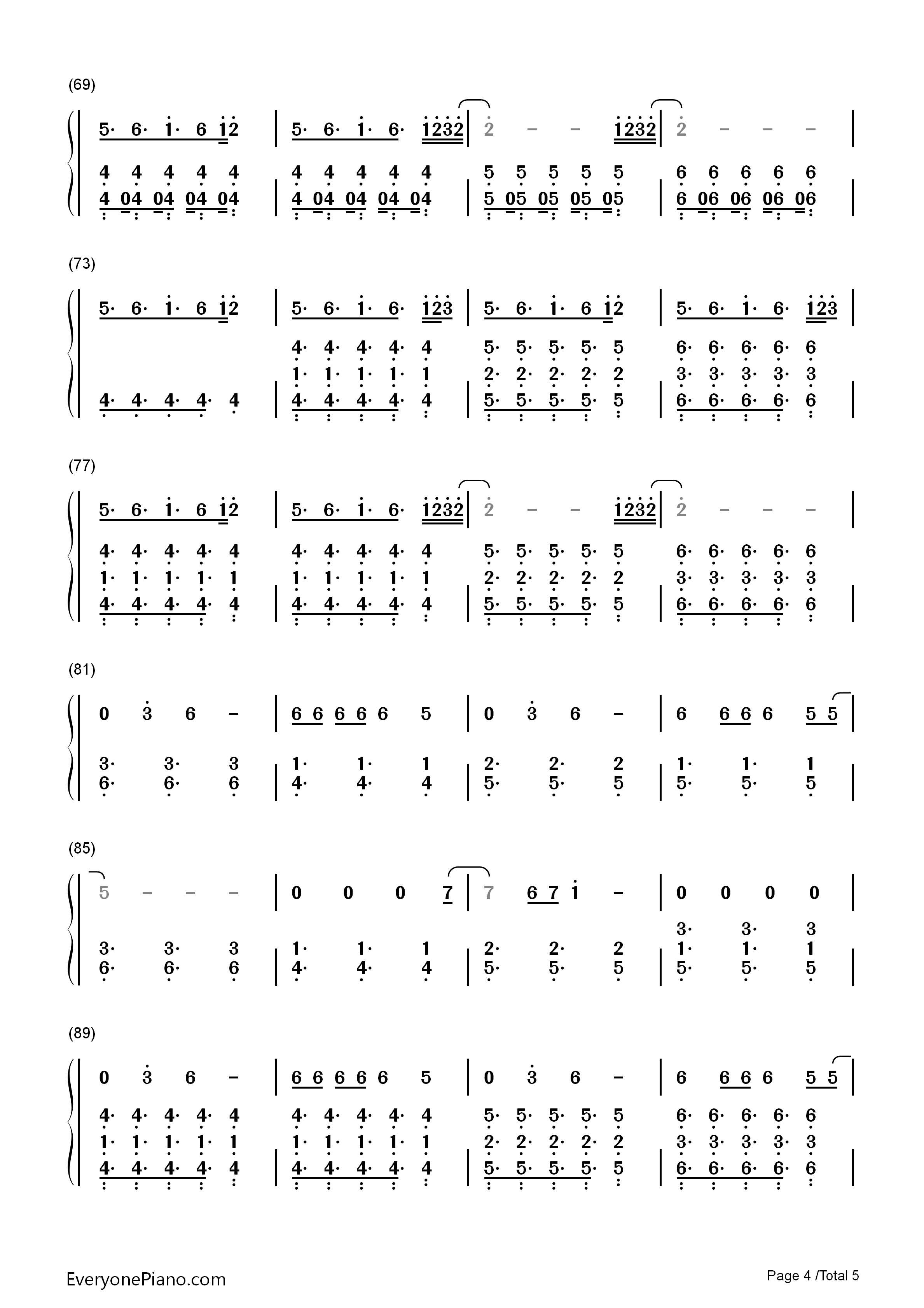 This_Is_What_You_Came_For钢琴简谱_Calvin_Harris演唱