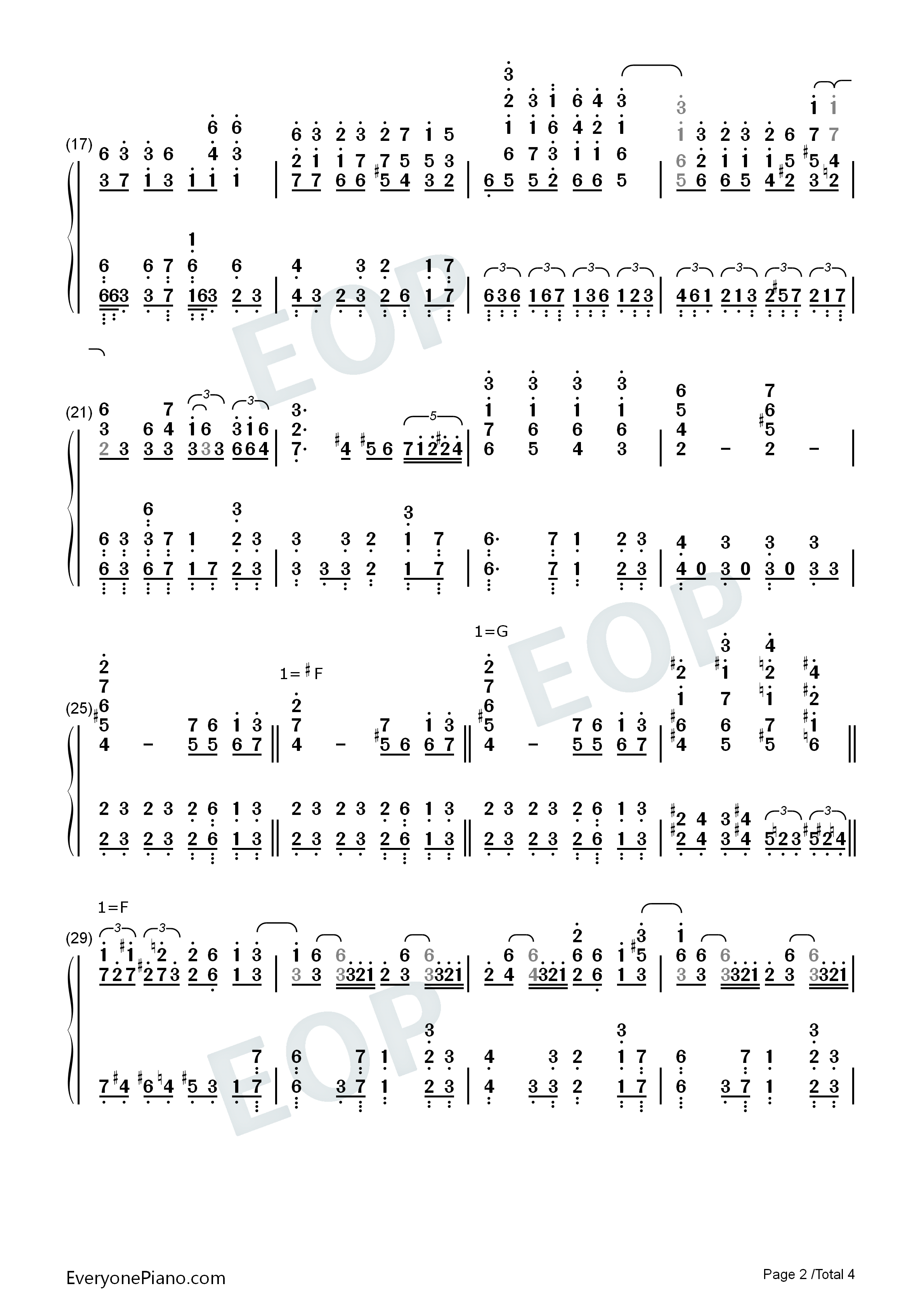 Play_with_Fire钢琴简谱_Sam_Tinnesz演唱