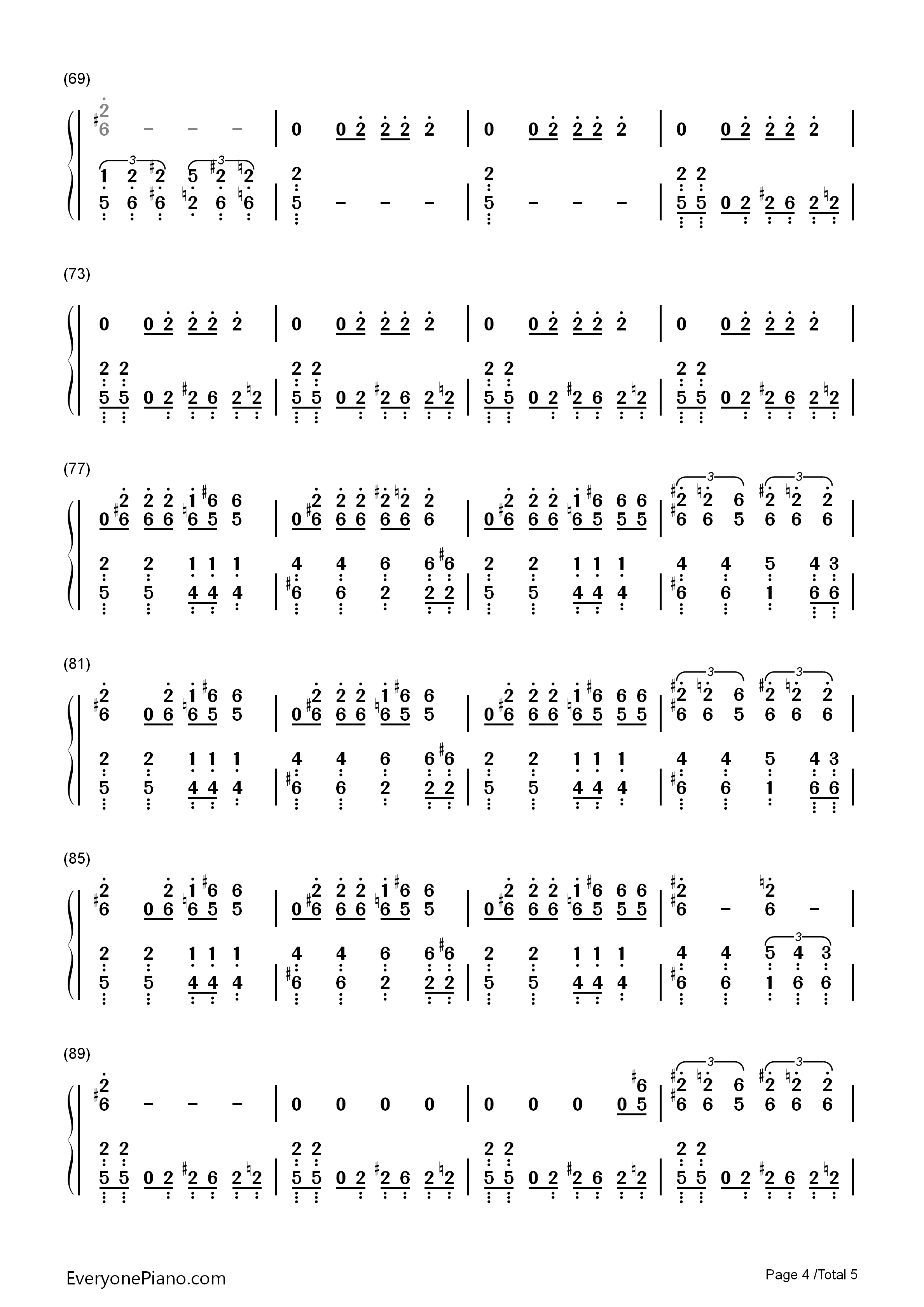 Animal_I_Have_Become钢琴简谱_Three_Days_Grace演唱