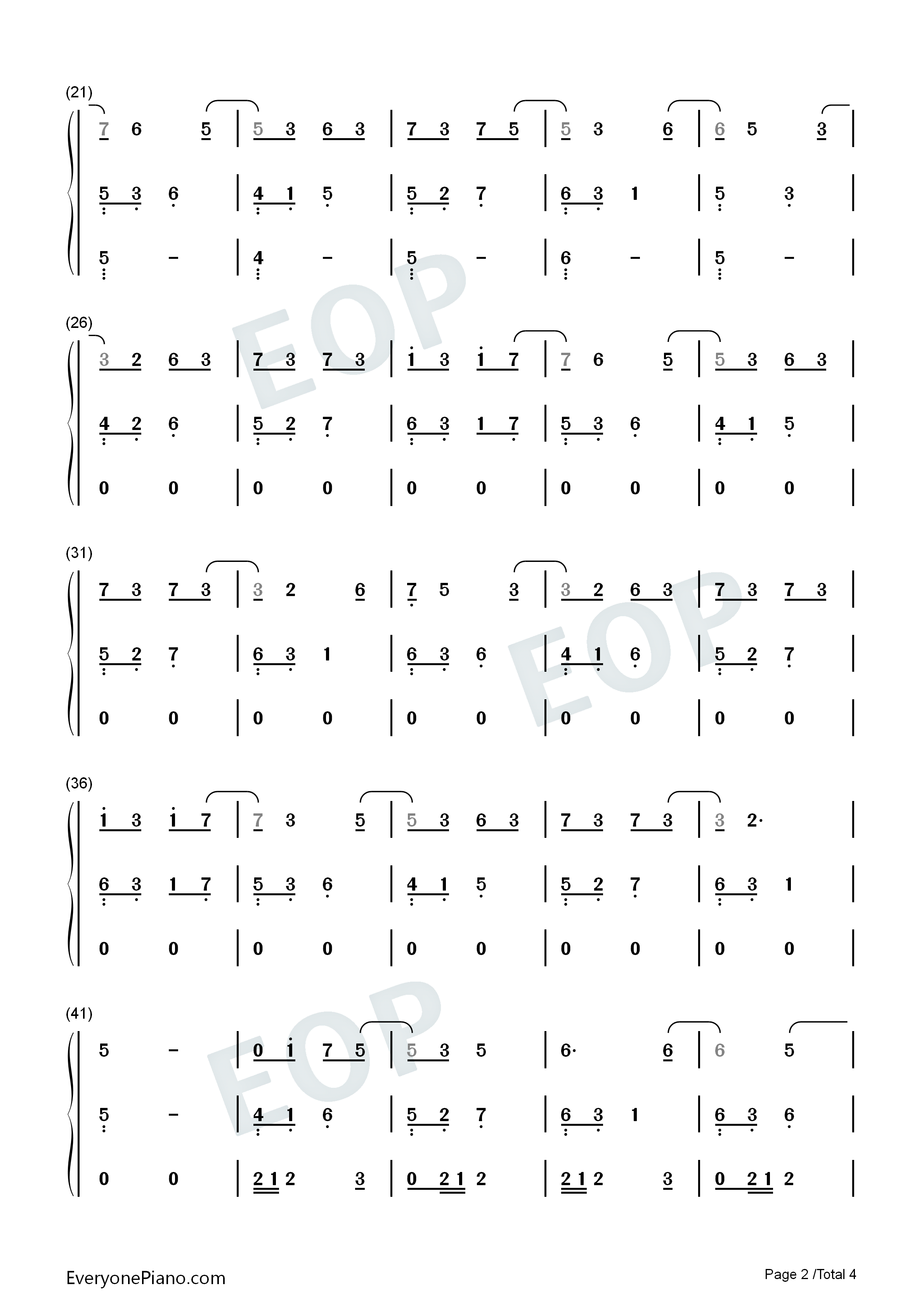 愛钢琴简谱_Seto演唱