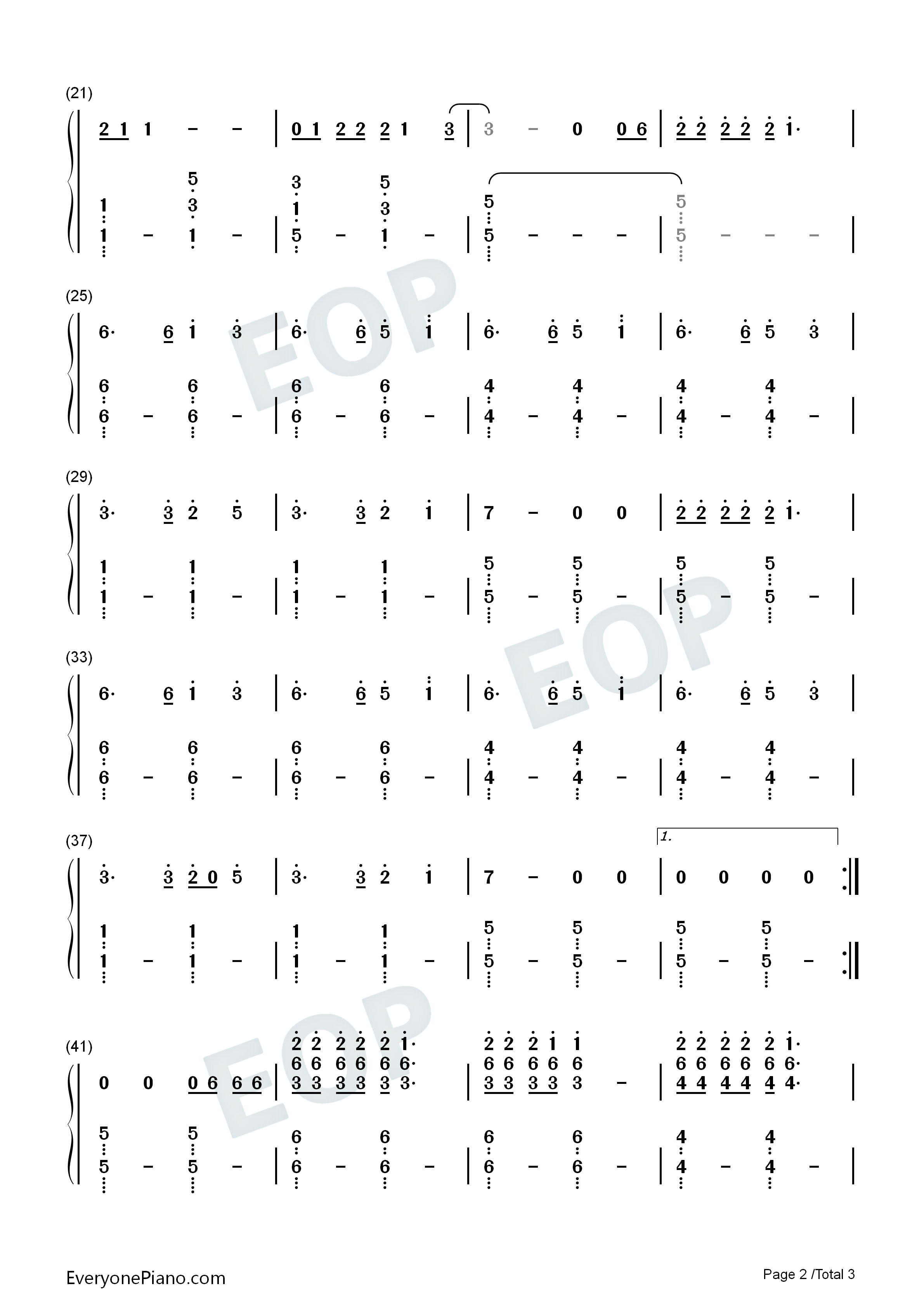 Leave_a_Light_On钢琴简谱_Tom_Walker演唱