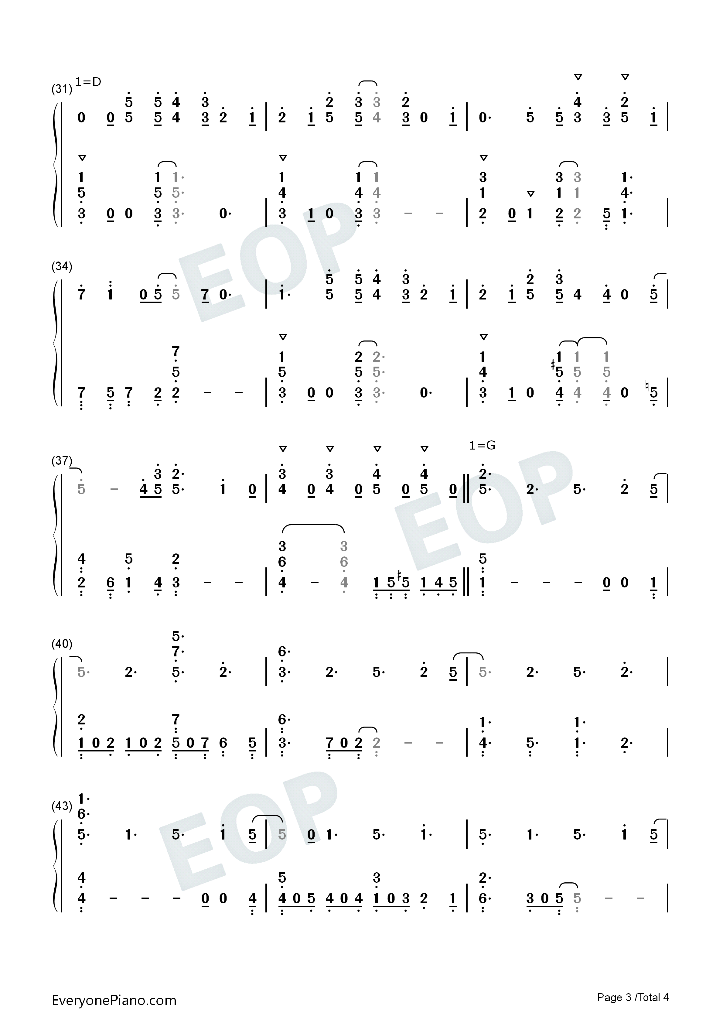 School_Life钢琴简谱_Masdito_Bachtiar_Christabel_Annora演唱