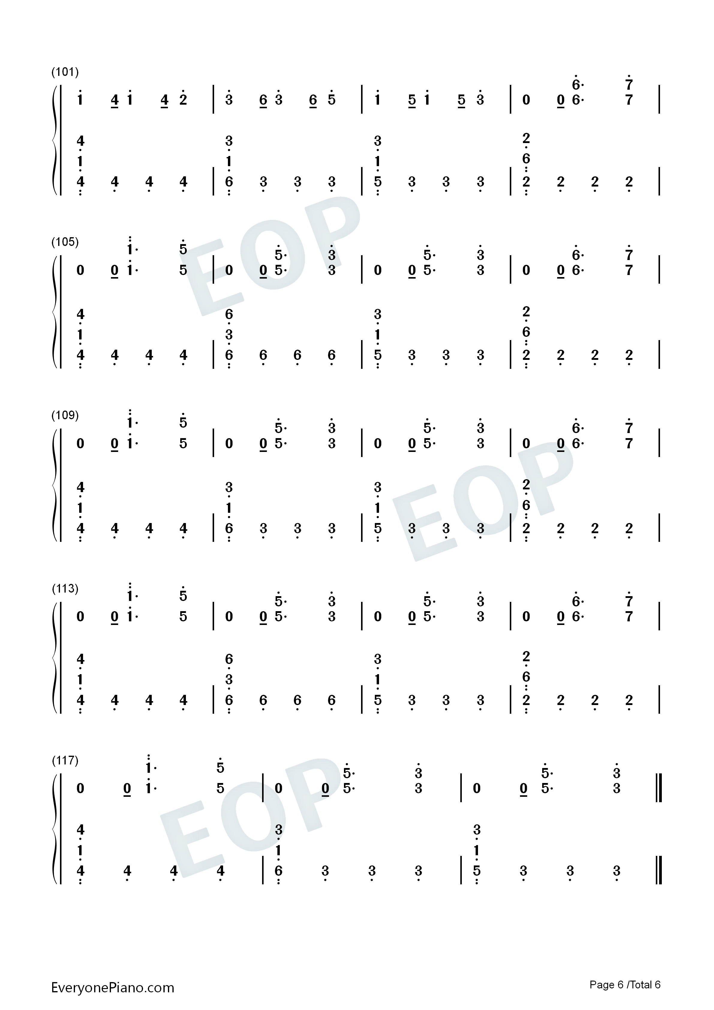 Enjoy_the_Silence钢琴简谱_Depeche_Mode演唱