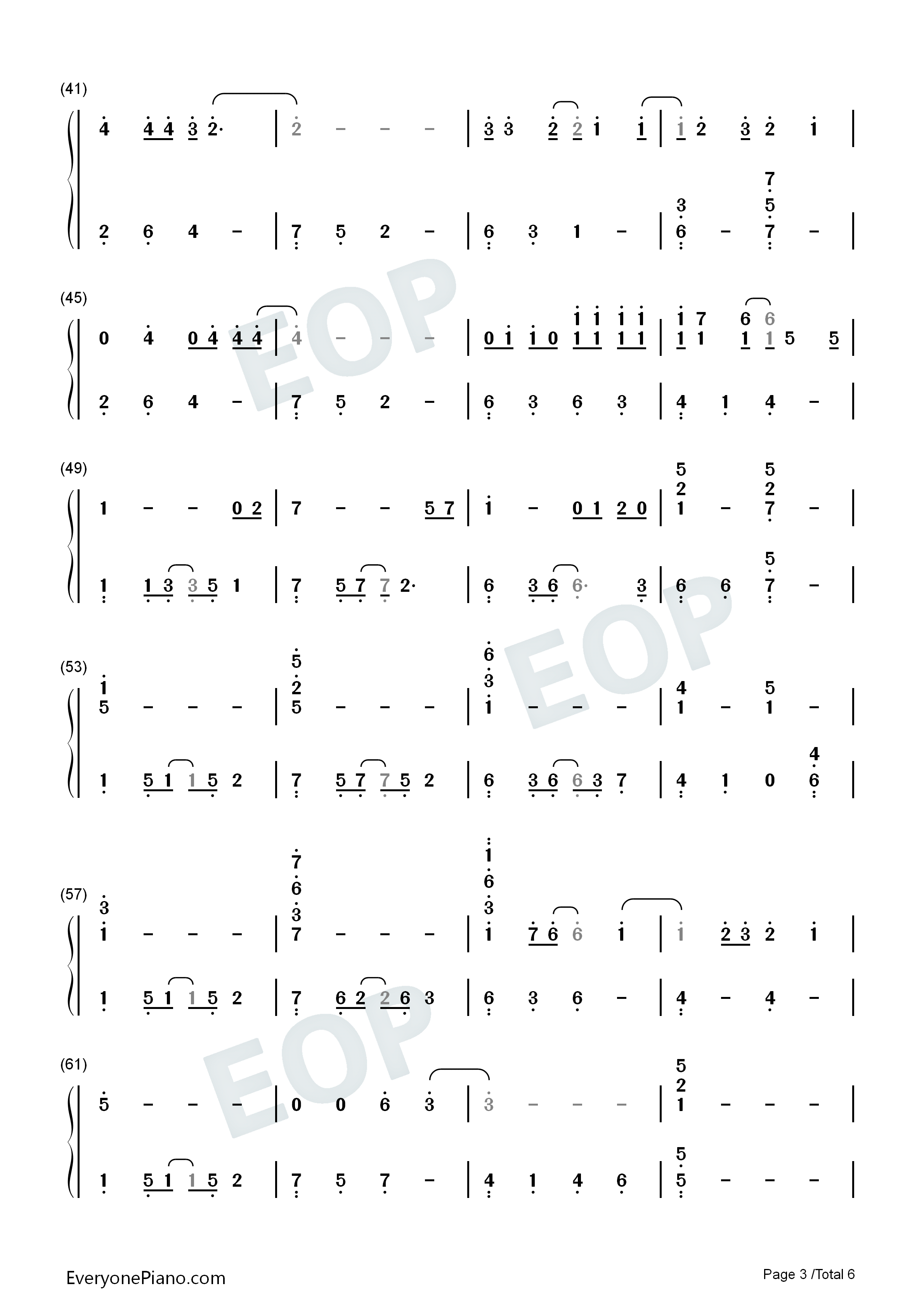 Take_On_Me钢琴简谱_A_ha演唱