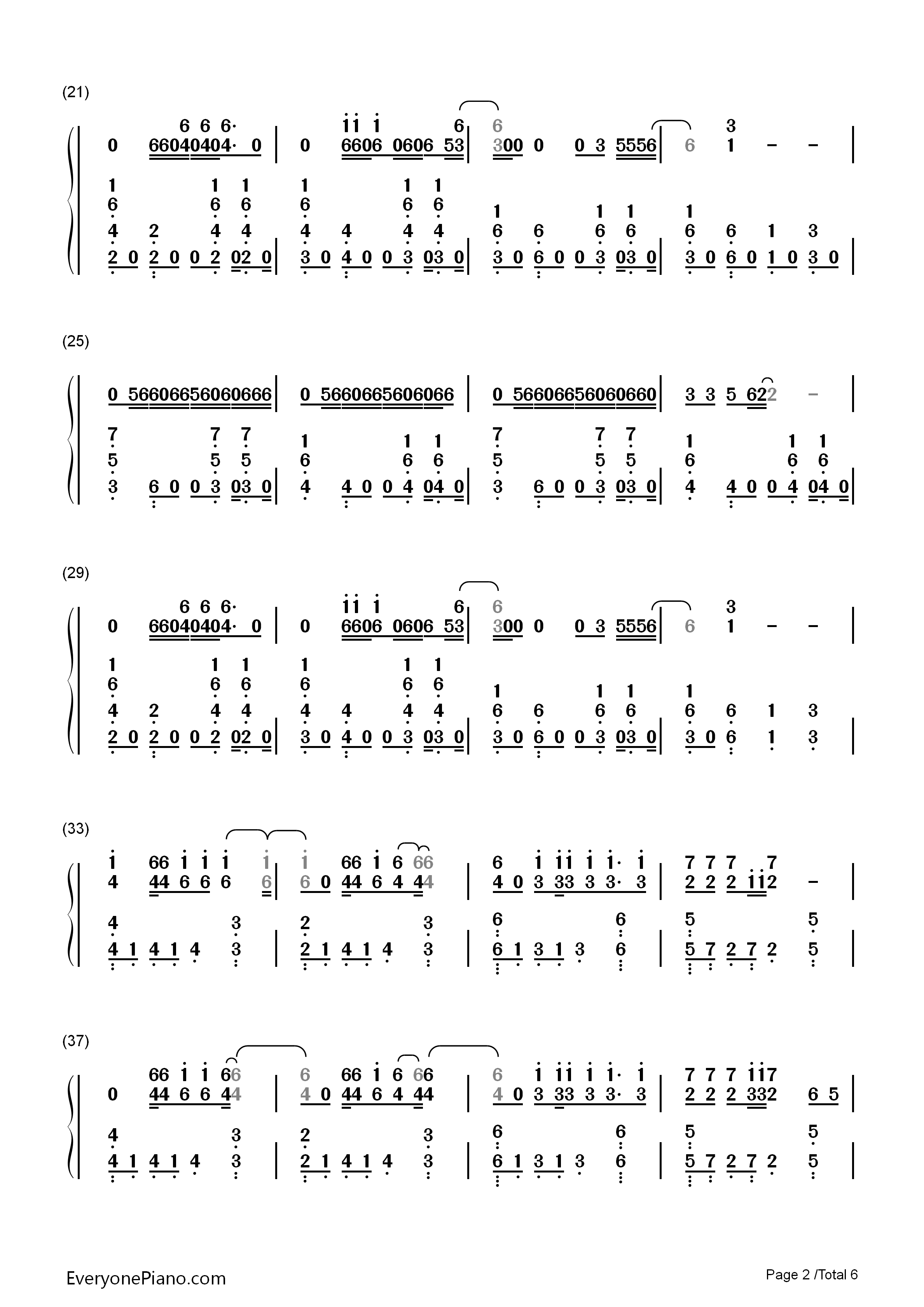 Dark_Necessities钢琴简谱_Red_Hot_Chili_Peppers演唱