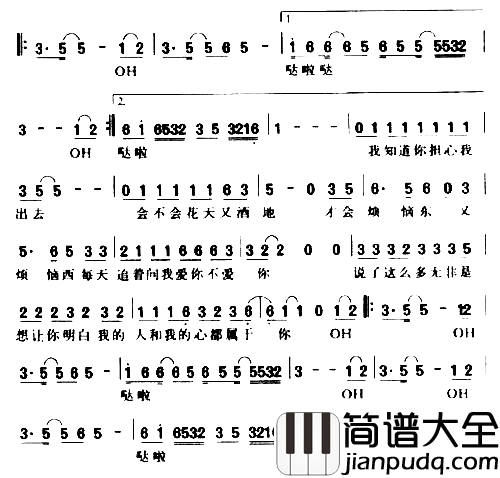 珍惜简谱_任贤齐演唱_任贤齐/任贤齐词曲