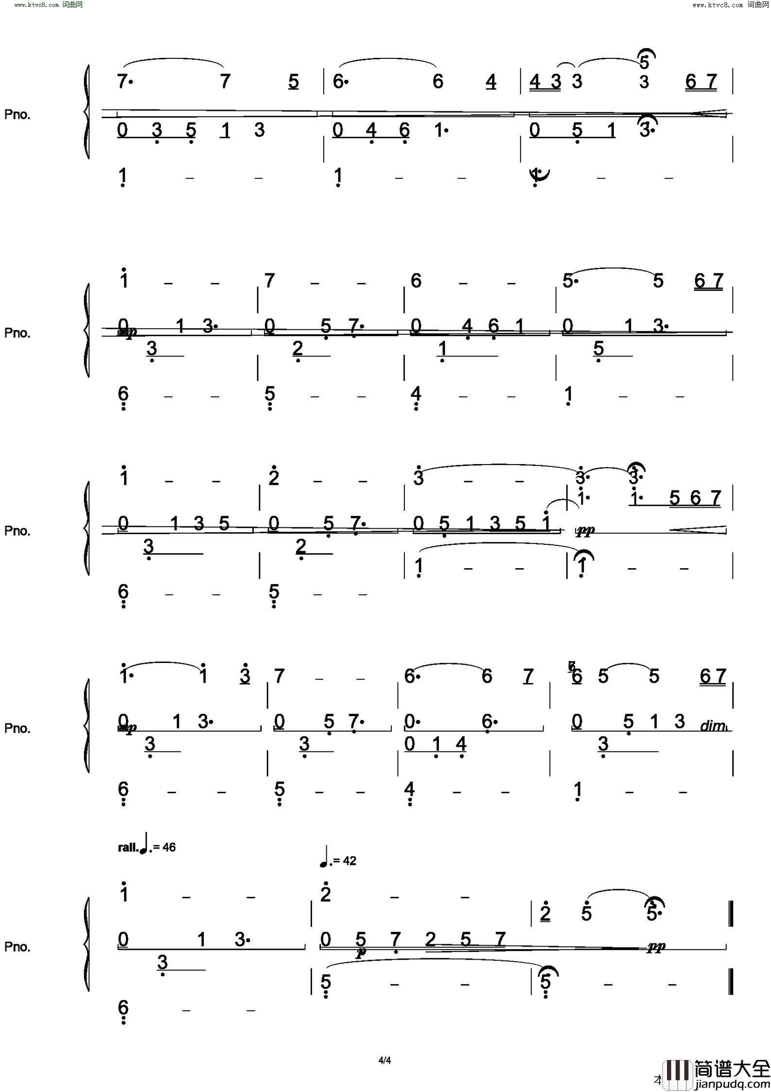 Fairytale简谱_Ludovico_Einaudi演唱_作曲：Ludovico_Einaudi词曲