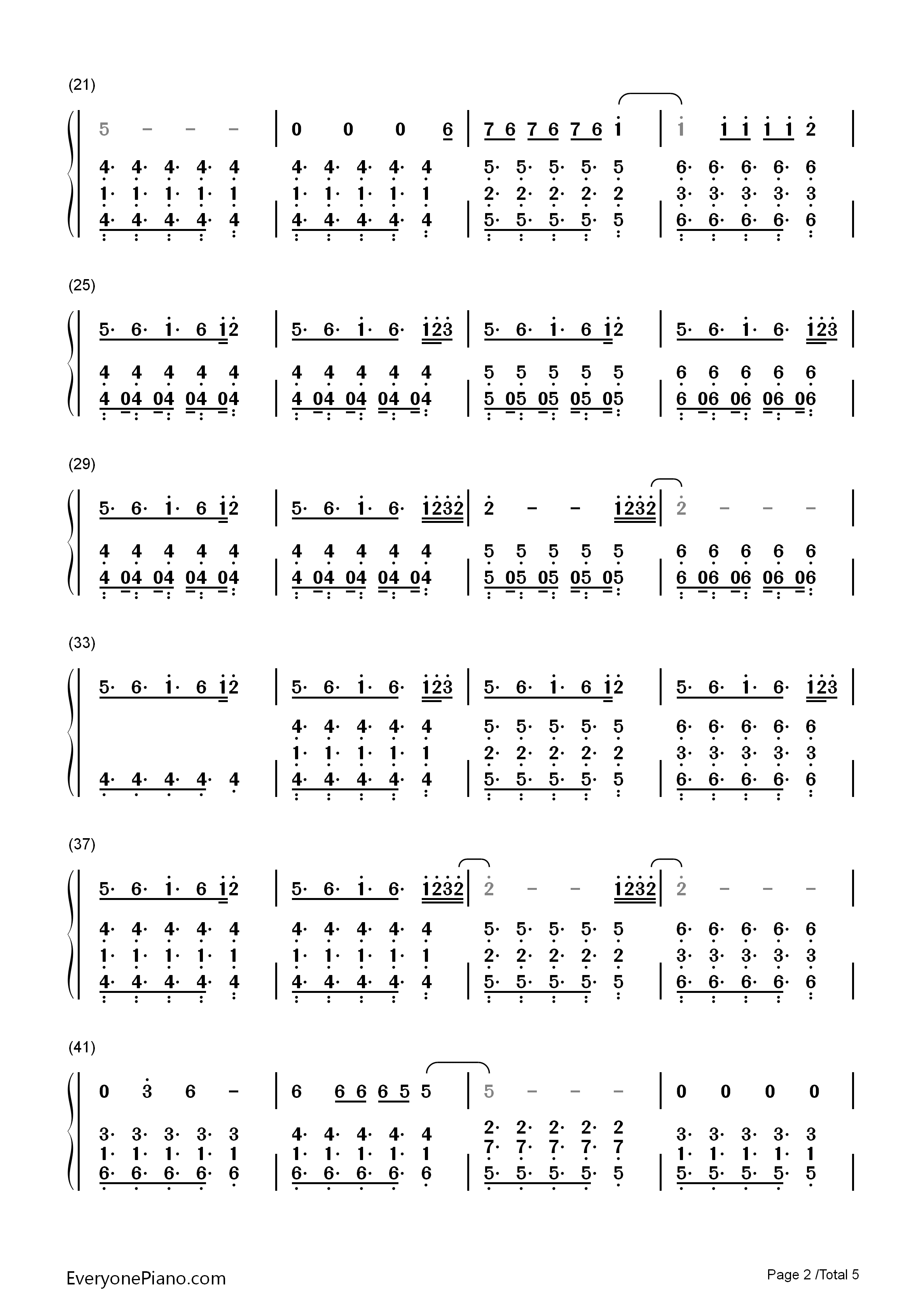This_Is_What_You_Came_For钢琴简谱_Calvin_Harris演唱