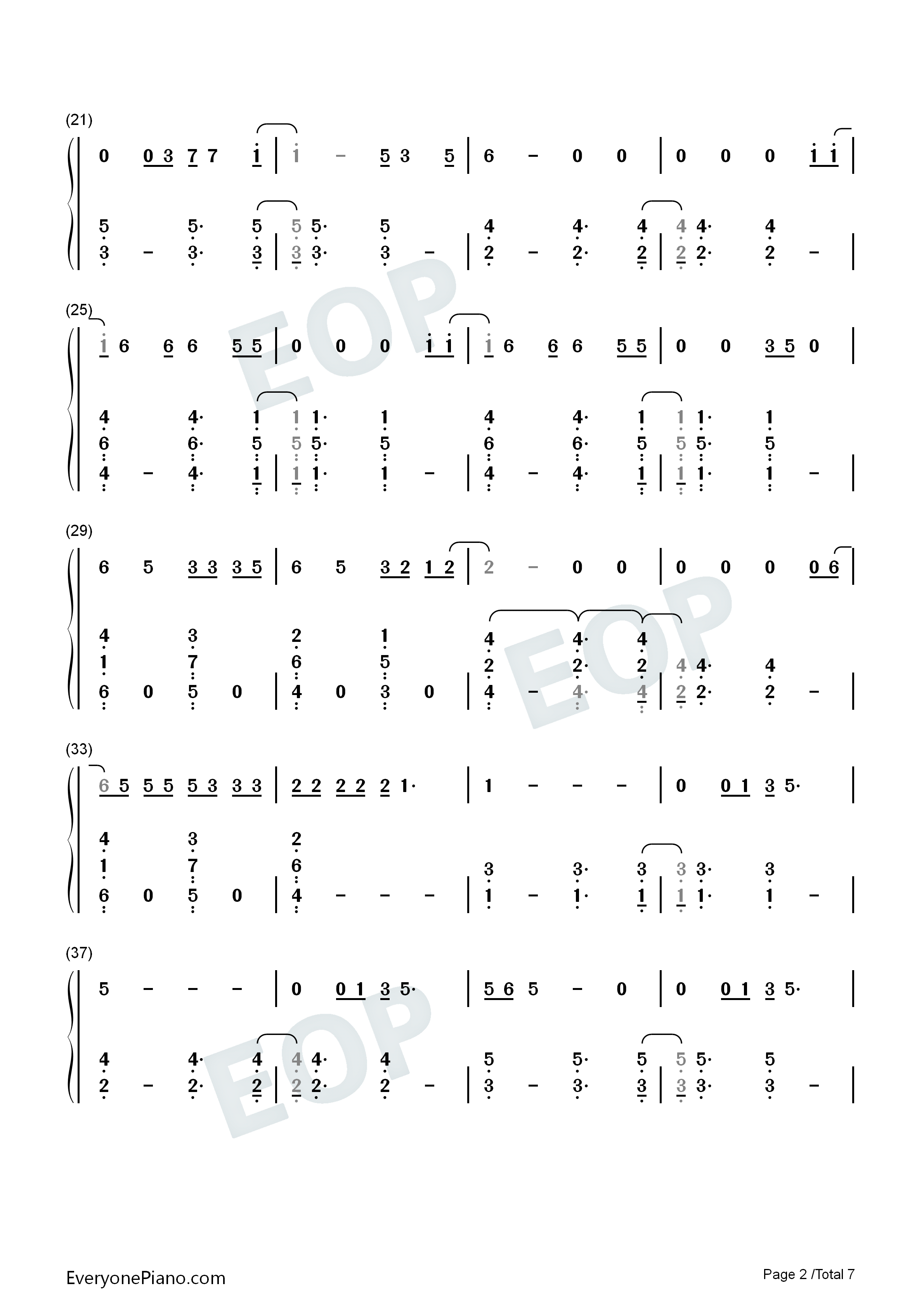 Two_Ghosts钢琴简谱_Harry_Styles演唱
