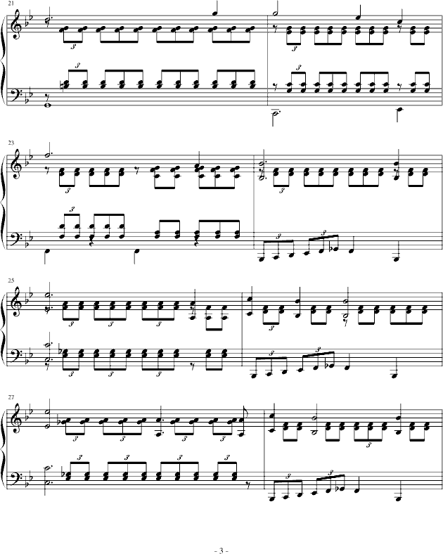 魔王_李斯特改变舒伯特曲简谱_李斯特演唱