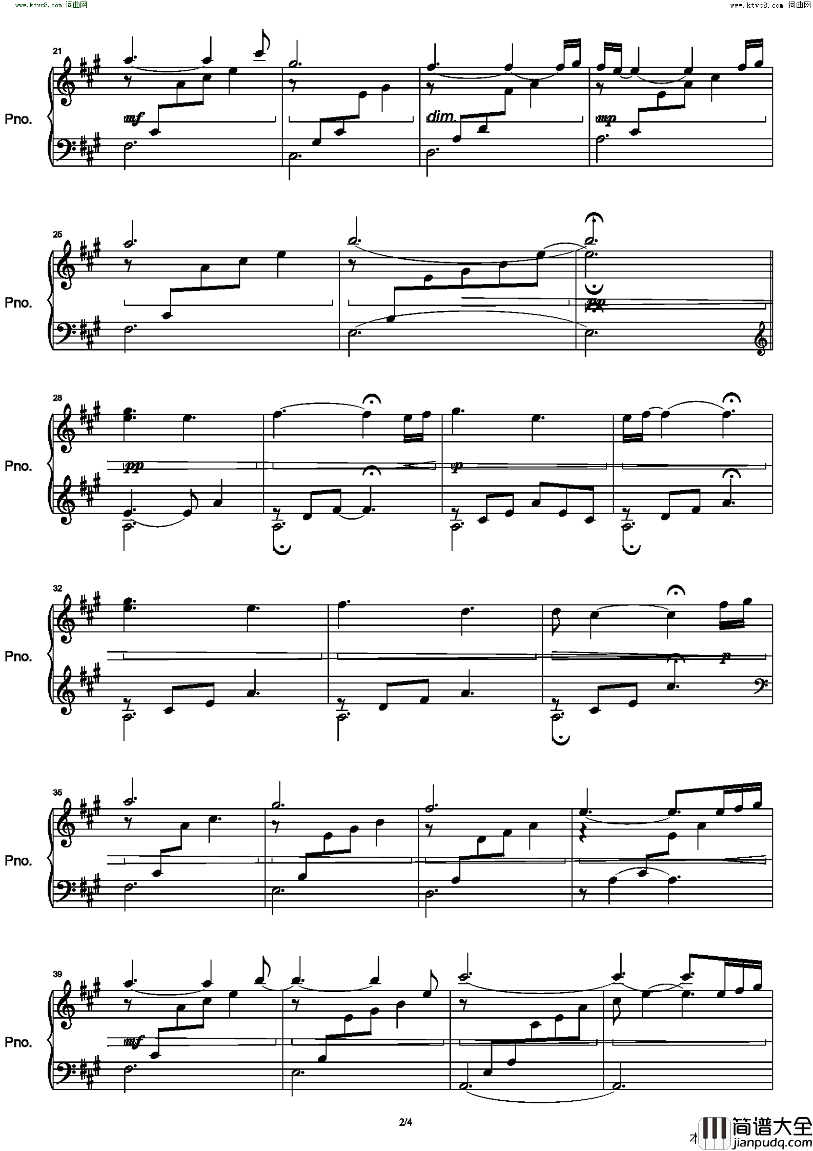 Fairytale简谱_Ludovico_Einaudi演唱_作曲：Ludovico_Einaudi词曲