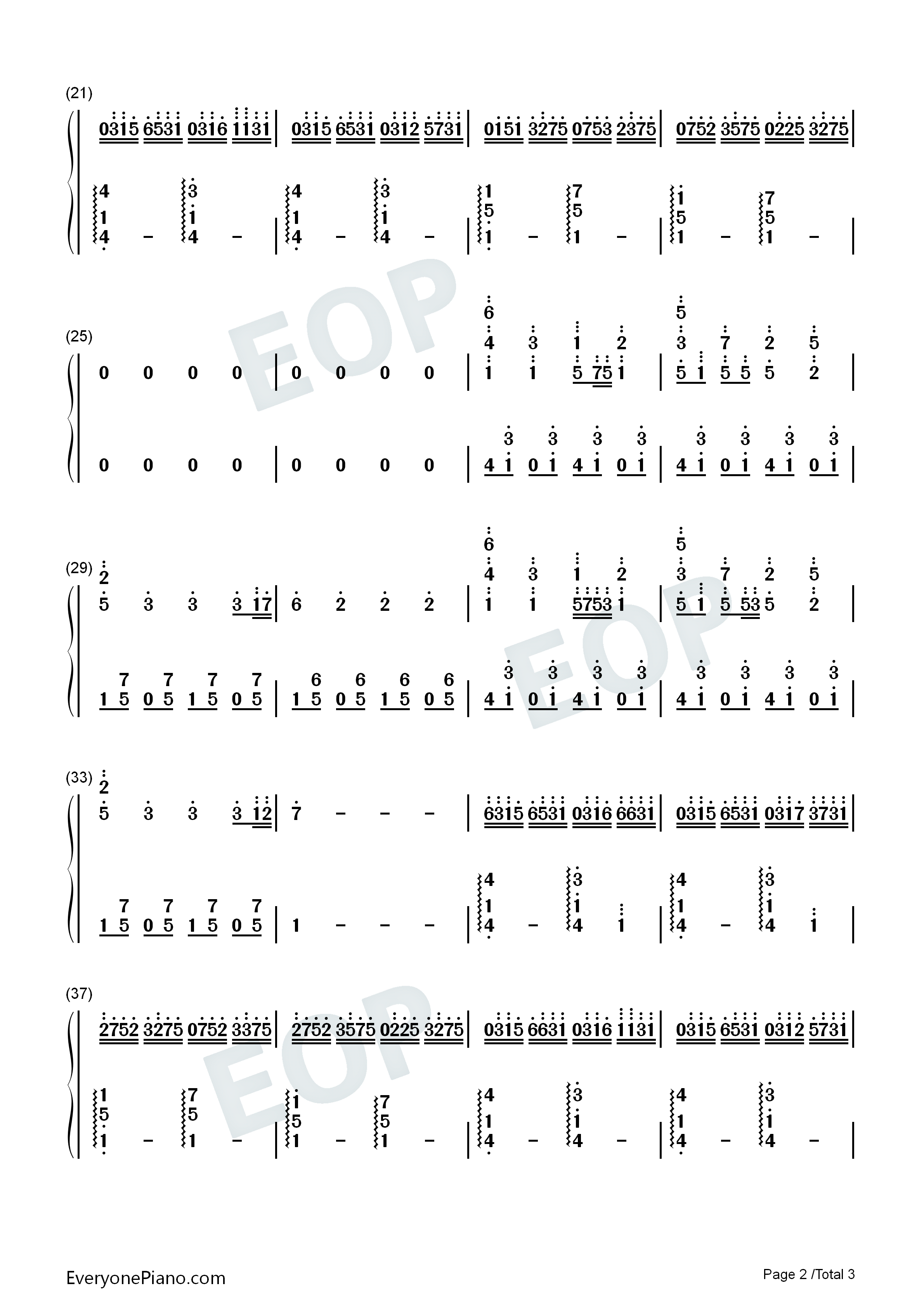 Are_You_Lost钢琴简谱_Park_Bird演唱