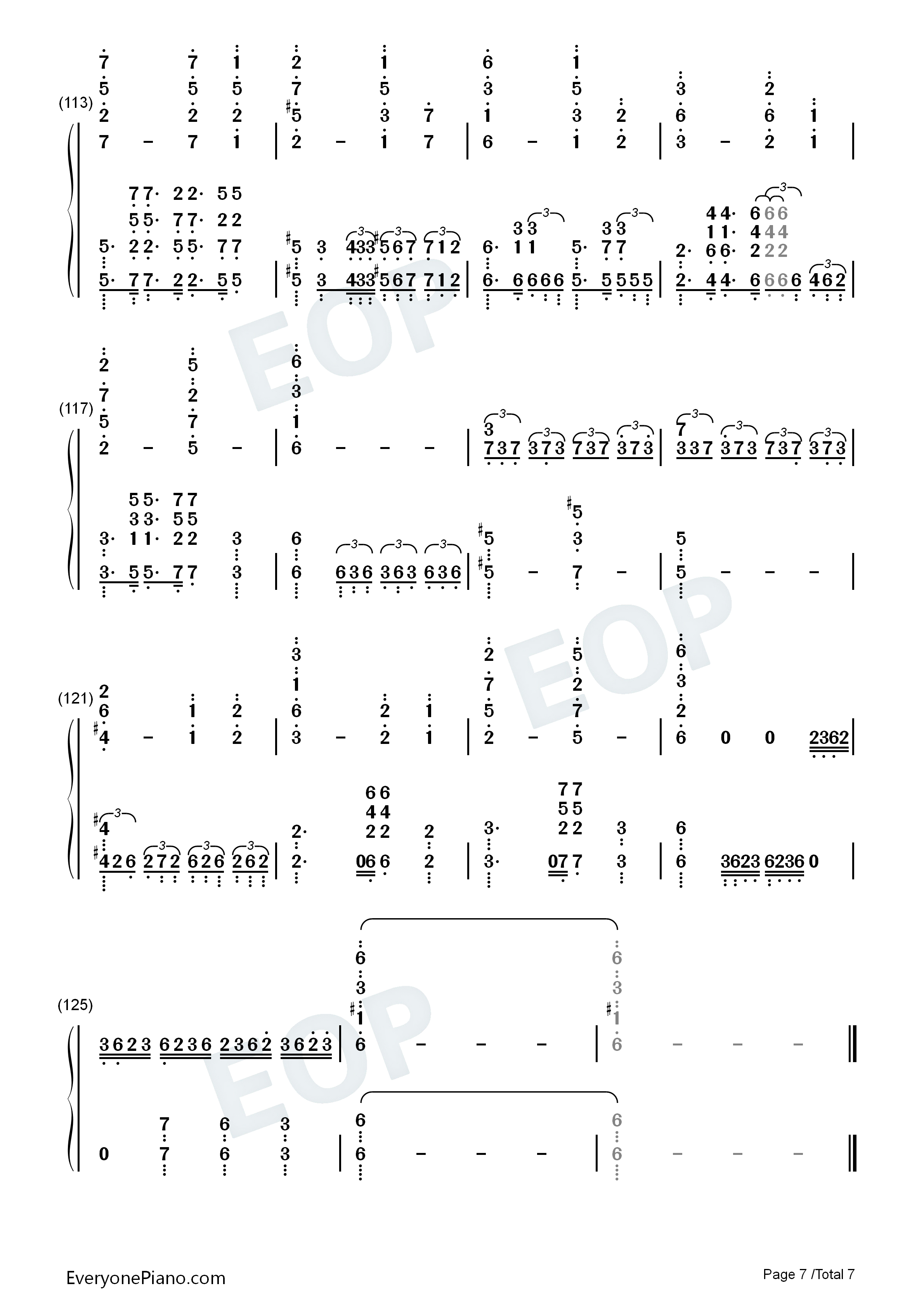 祢豆子主题曲钢琴简谱_椎名豪演唱
