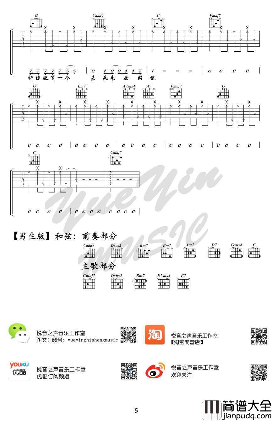 妙龄童吉他谱(六线谱)_陈粒_妙龄童_弹唱谱完整版