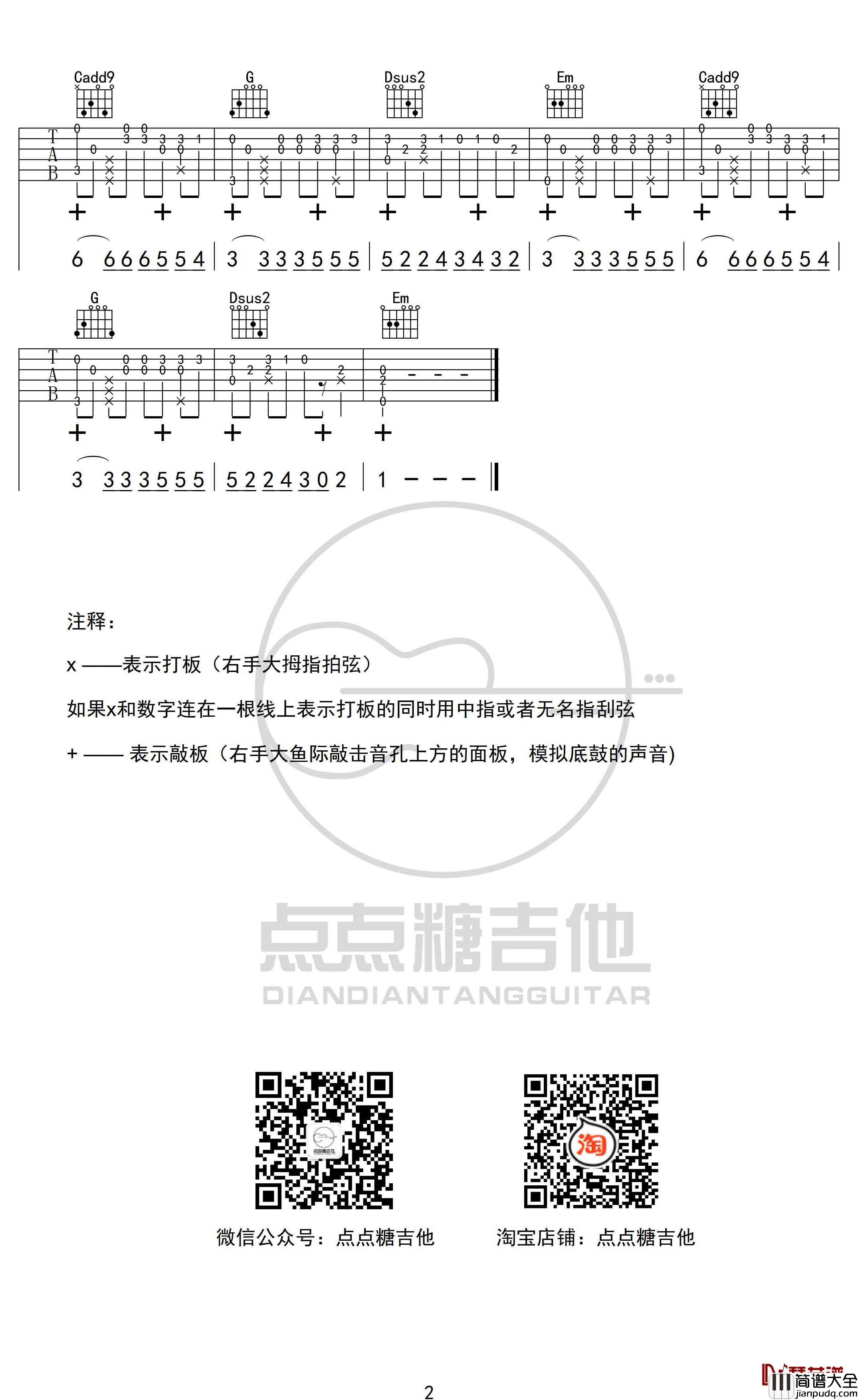孤芳自赏指弹谱_杨小壮_G调六线谱_独奏教学视频演示