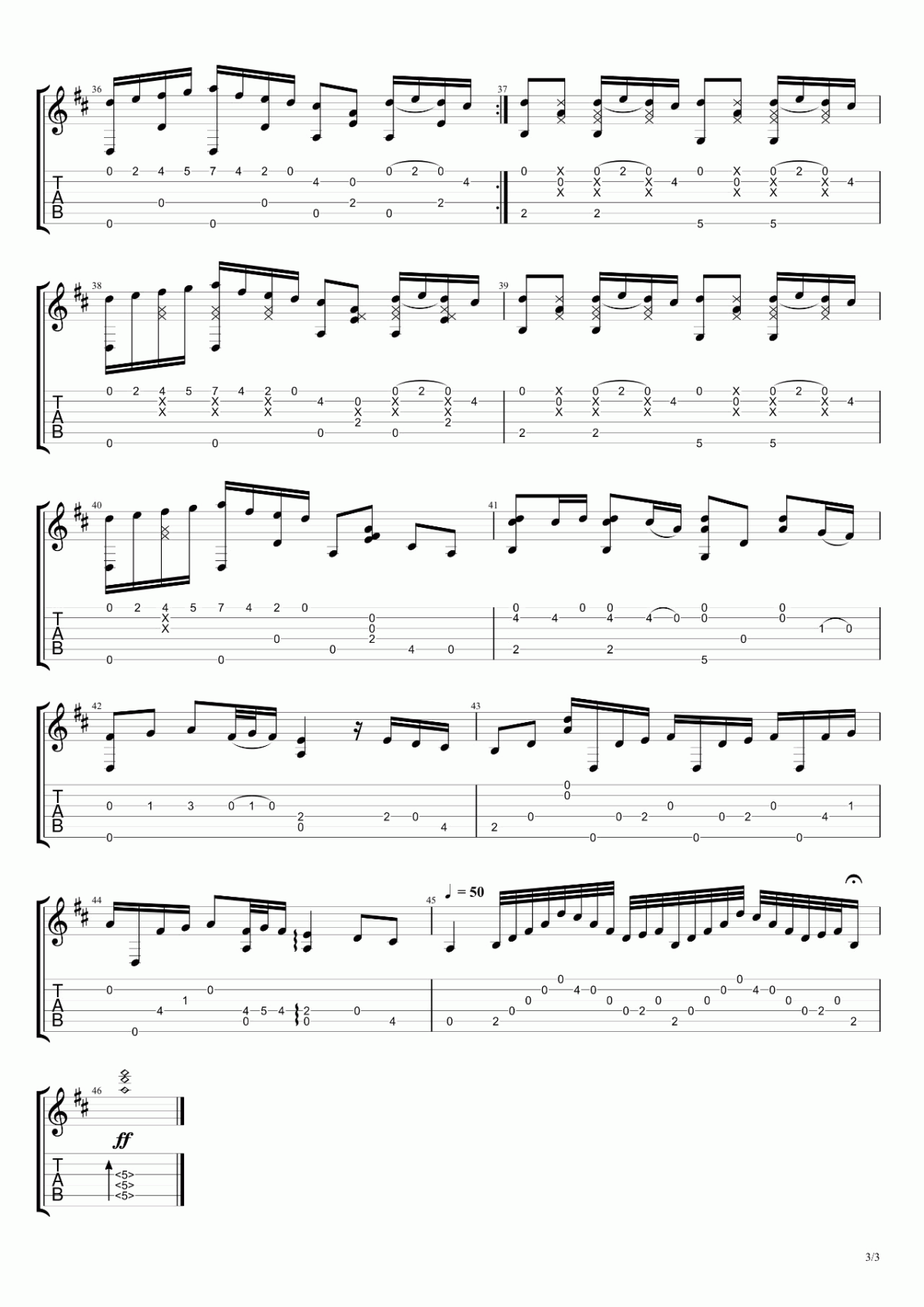 River_flows_in_You指弹谱_俄罗斯大叔IGOR版本_吉他视频