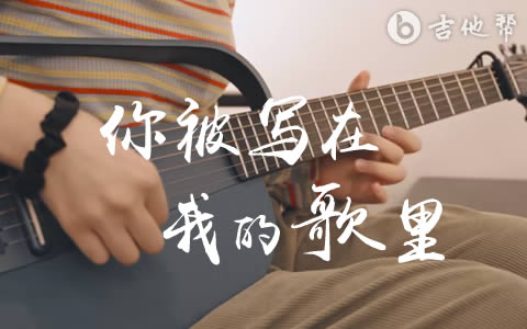 你被写在我的歌里吉他谱_演示/教学_苏打绿_C调弹唱谱