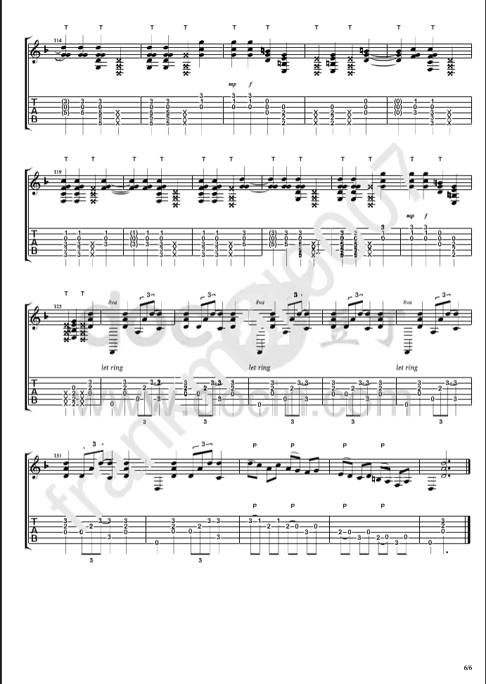 common_ground吉他指弹谱_精选原版_Andy_McKee