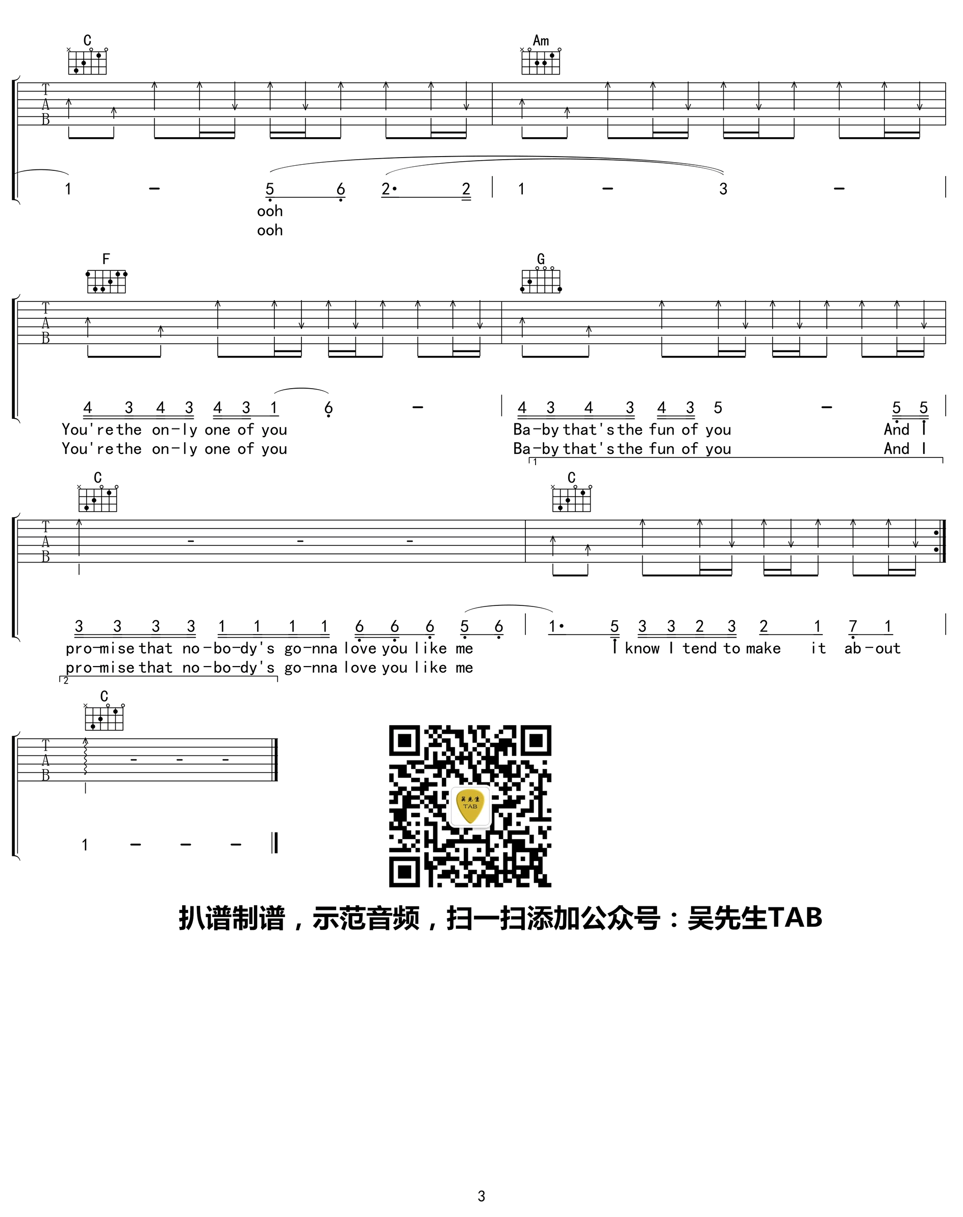 ME！吉他谱_Taylor_Swift_ME!_六线谱_C调