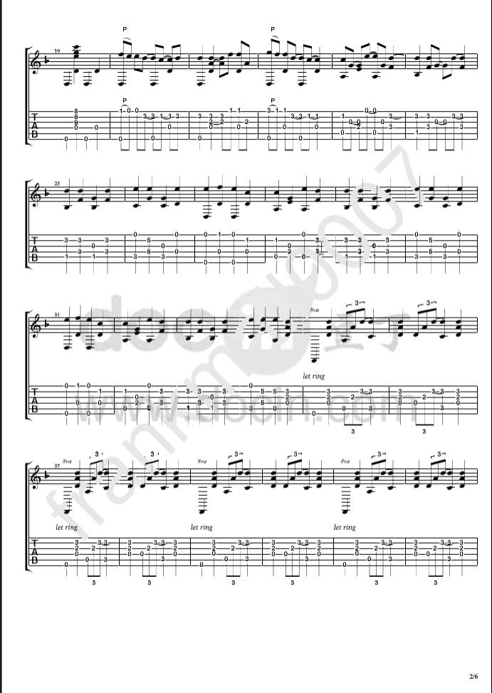 common_ground吉他指弹谱_精选原版_Andy_McKee