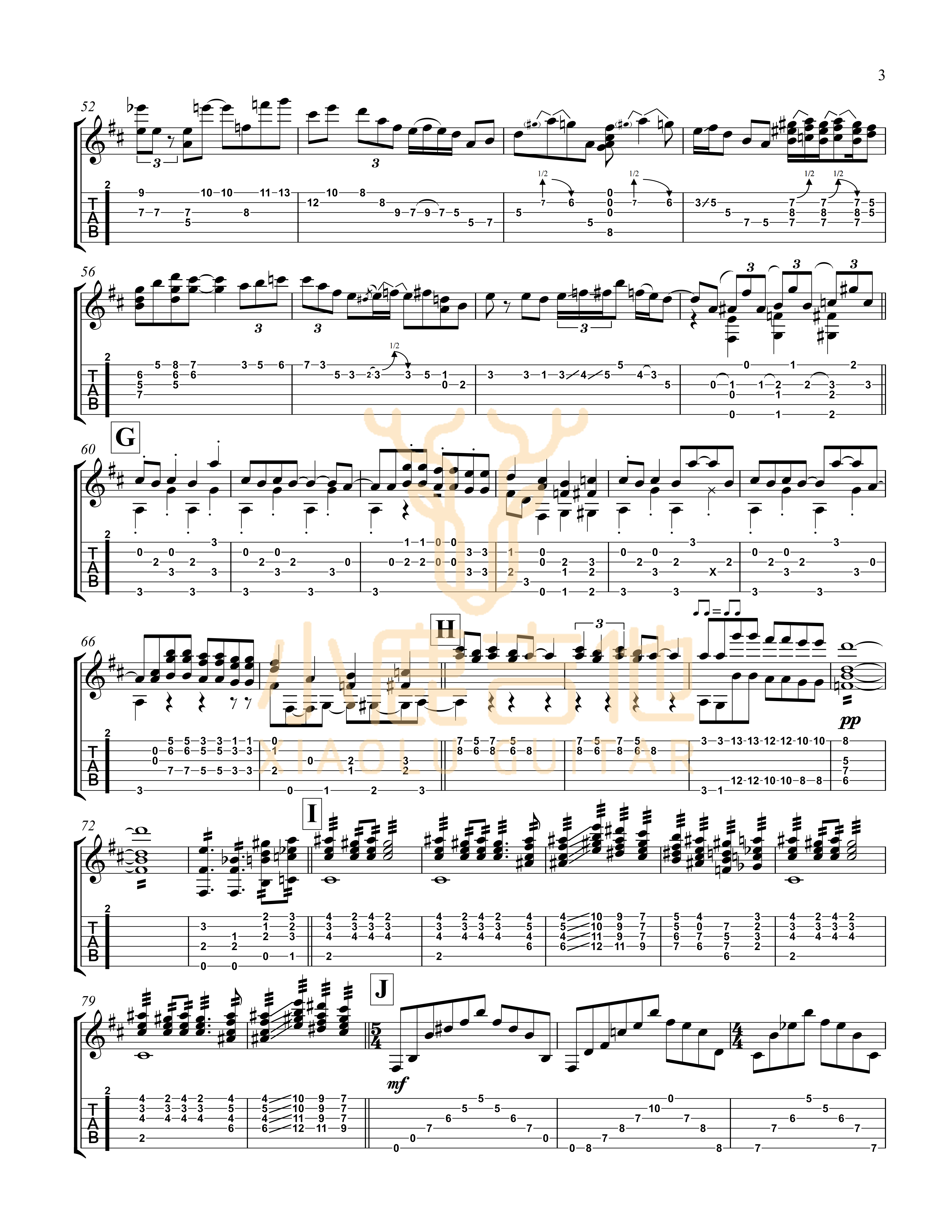 Winnie_the_Pooh_Tommy_Emmanuel指弹吉他谱（小鹿吉他）