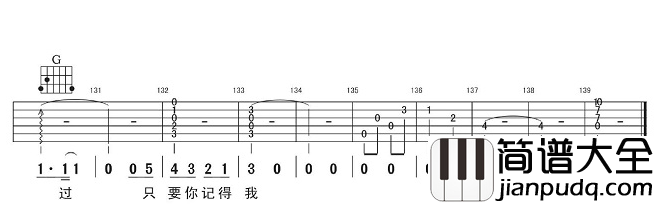 有没有吉他谱_薛之谦__有没有_G调原版弹唱谱_高清六线谱