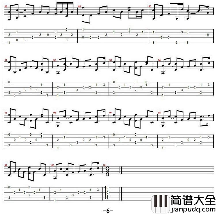 the_daydream吉他指弹谱_C调_中文吉他音乐社区编配_Renodia