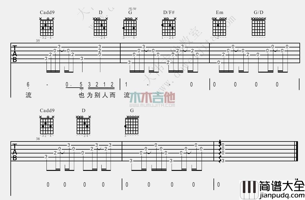 十年(吉他谱)_陈奕迅_C调原版六线谱__十年_吉他弹唱教学