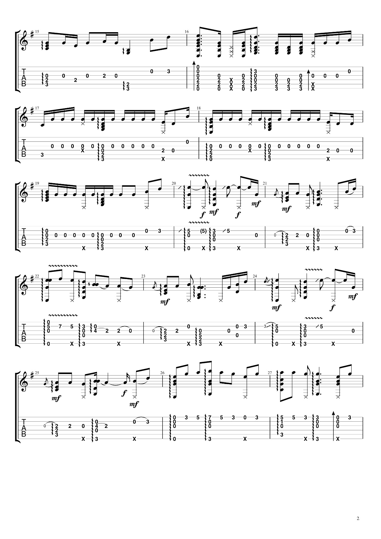 _See_You_Again_指弹吉他谱_独奏六线谱_吉他指弹演示