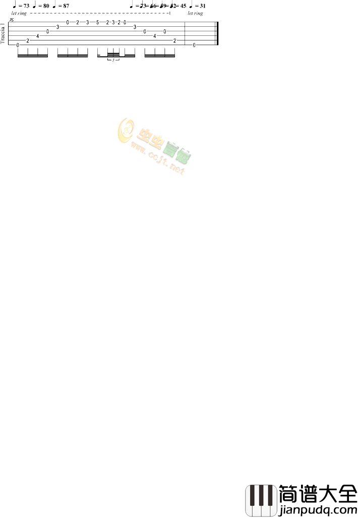 Lunar_Eclipse|吉他谱|图片谱|高清|欧美经典