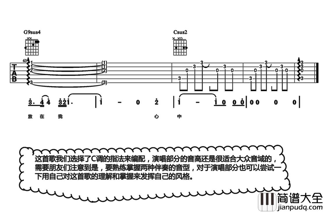 林忆莲_听说爱情回来过_吉他谱(C调)_Guitar_Music_Score
