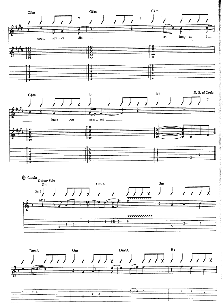 And_I_Love_Her|吉他谱|图片谱|高清|Beatles|披头士
