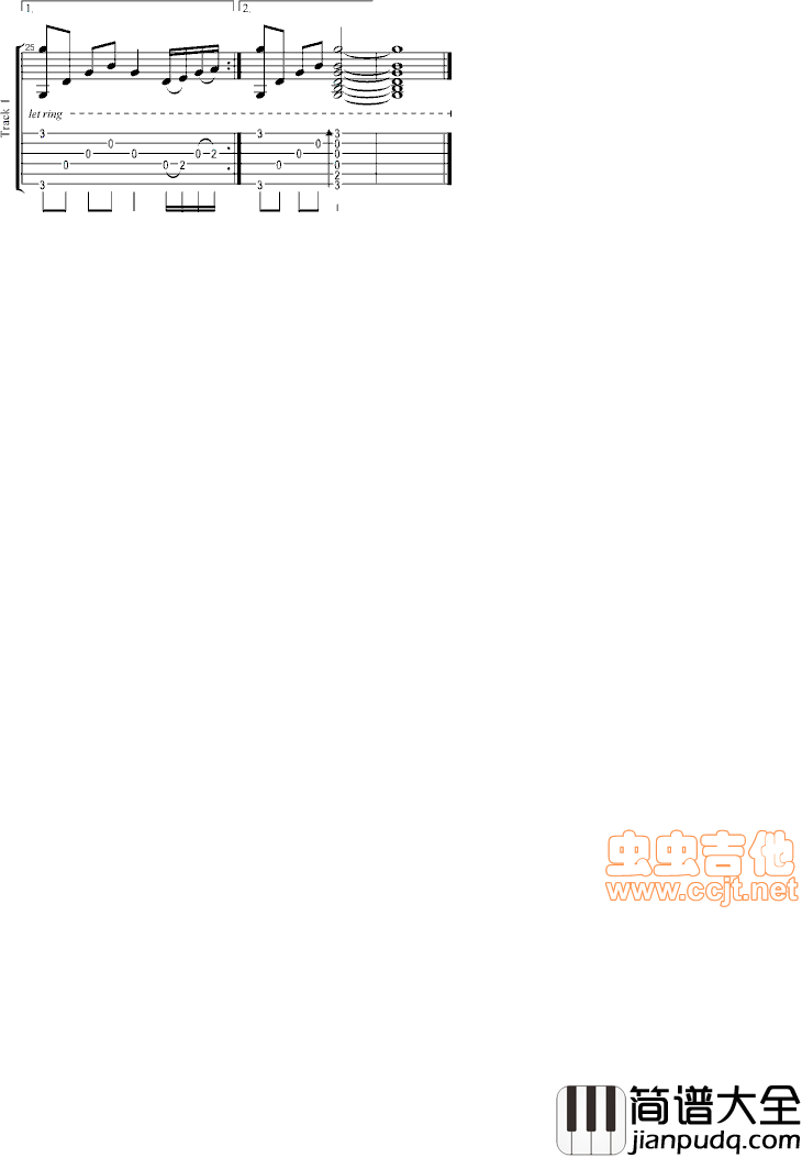 千千閦歌|吉他谱|图片谱|高清|陈慧娴