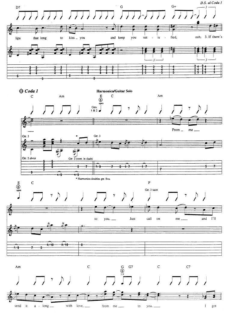 From_Me_To_you|吉他谱|图片谱|高清|Beatles|披头士
