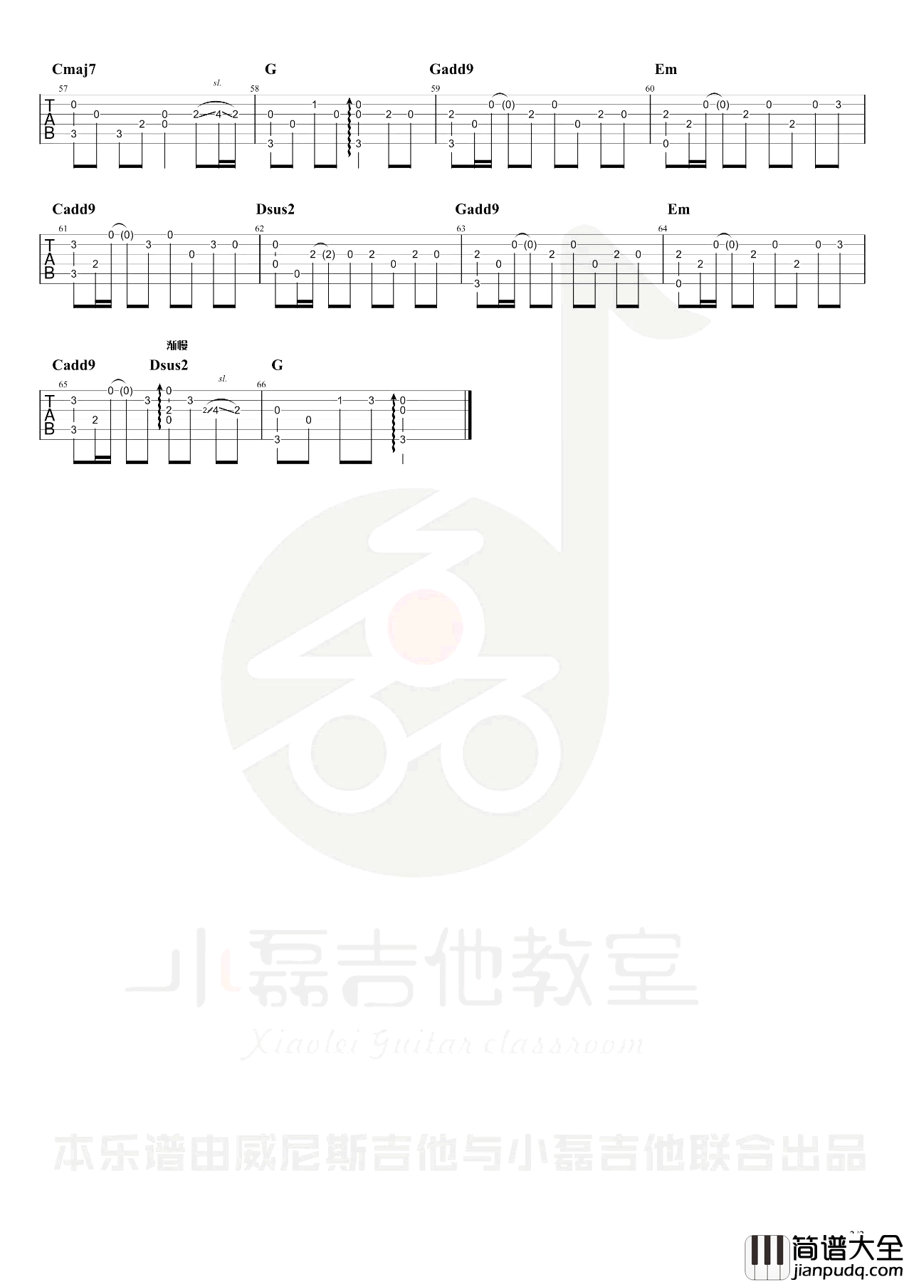 八十年代的歌指弹谱_赵雷_吉他独奏教学视频