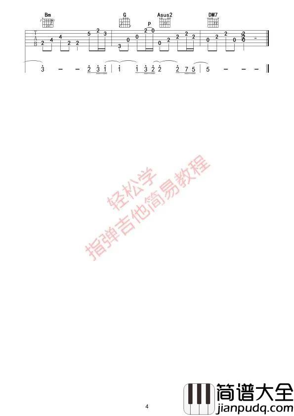 Melancholy指弹吉他谱_Melancholy独奏六线谱_吉他指弹谱