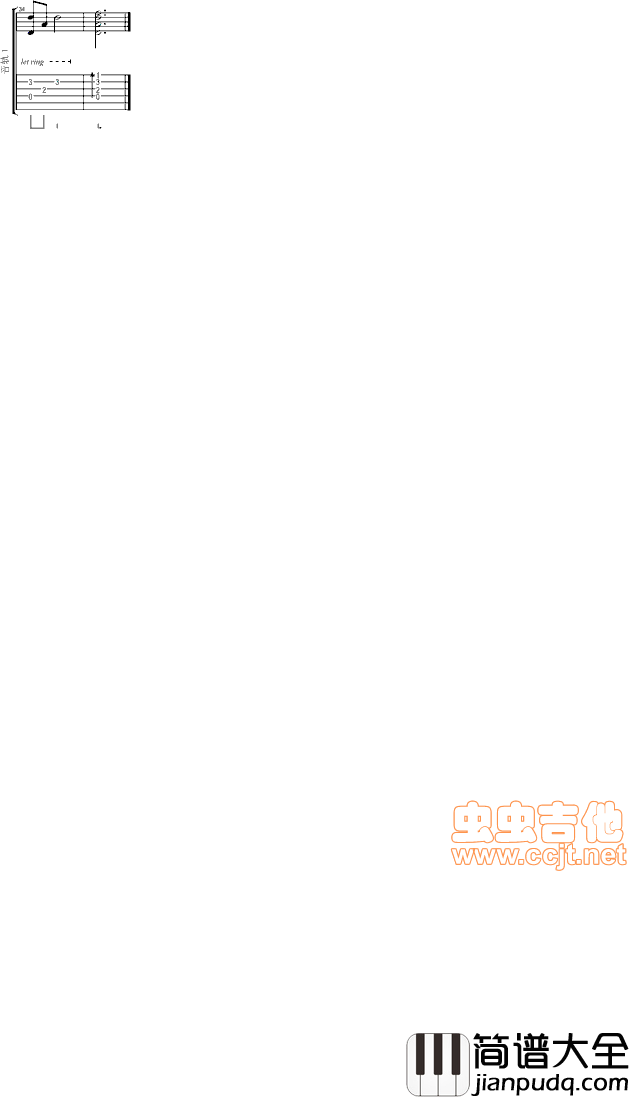 韩剧_黄手帕_插曲_放不下的爱|吉他谱|图片谱|高清|黄手帕