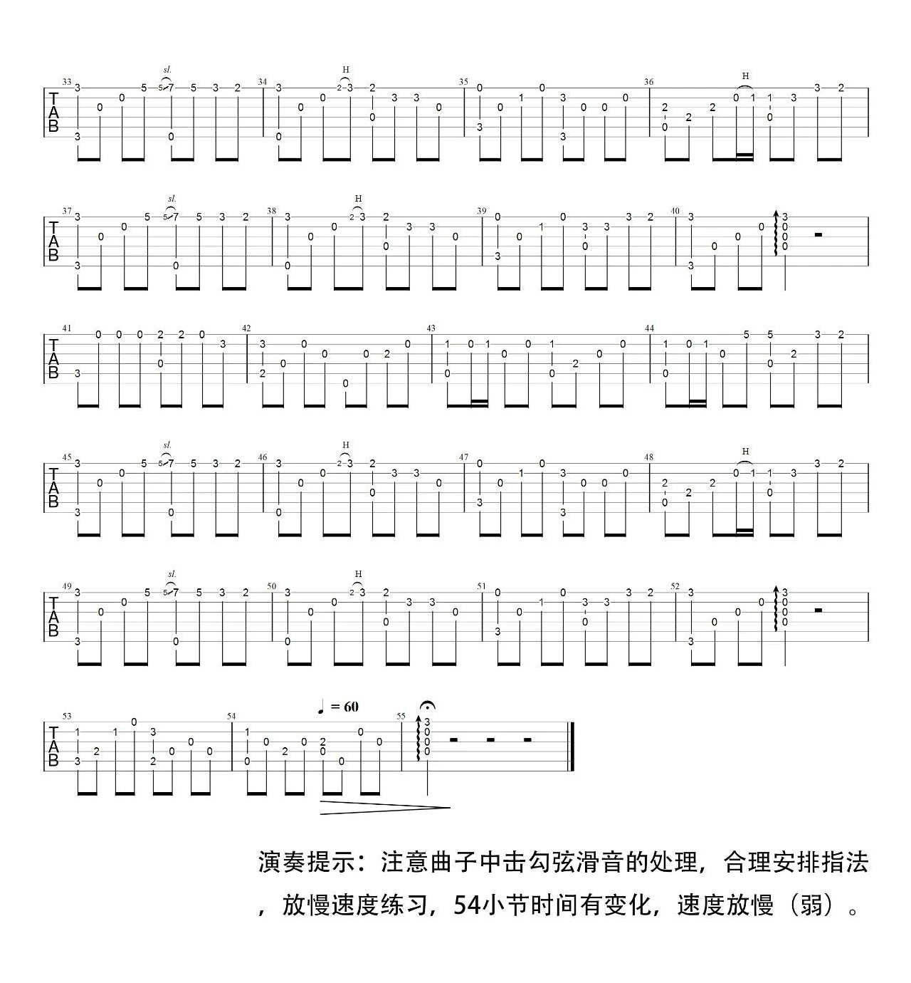 容祖儿_挥着翅膀的女孩_指弹谱