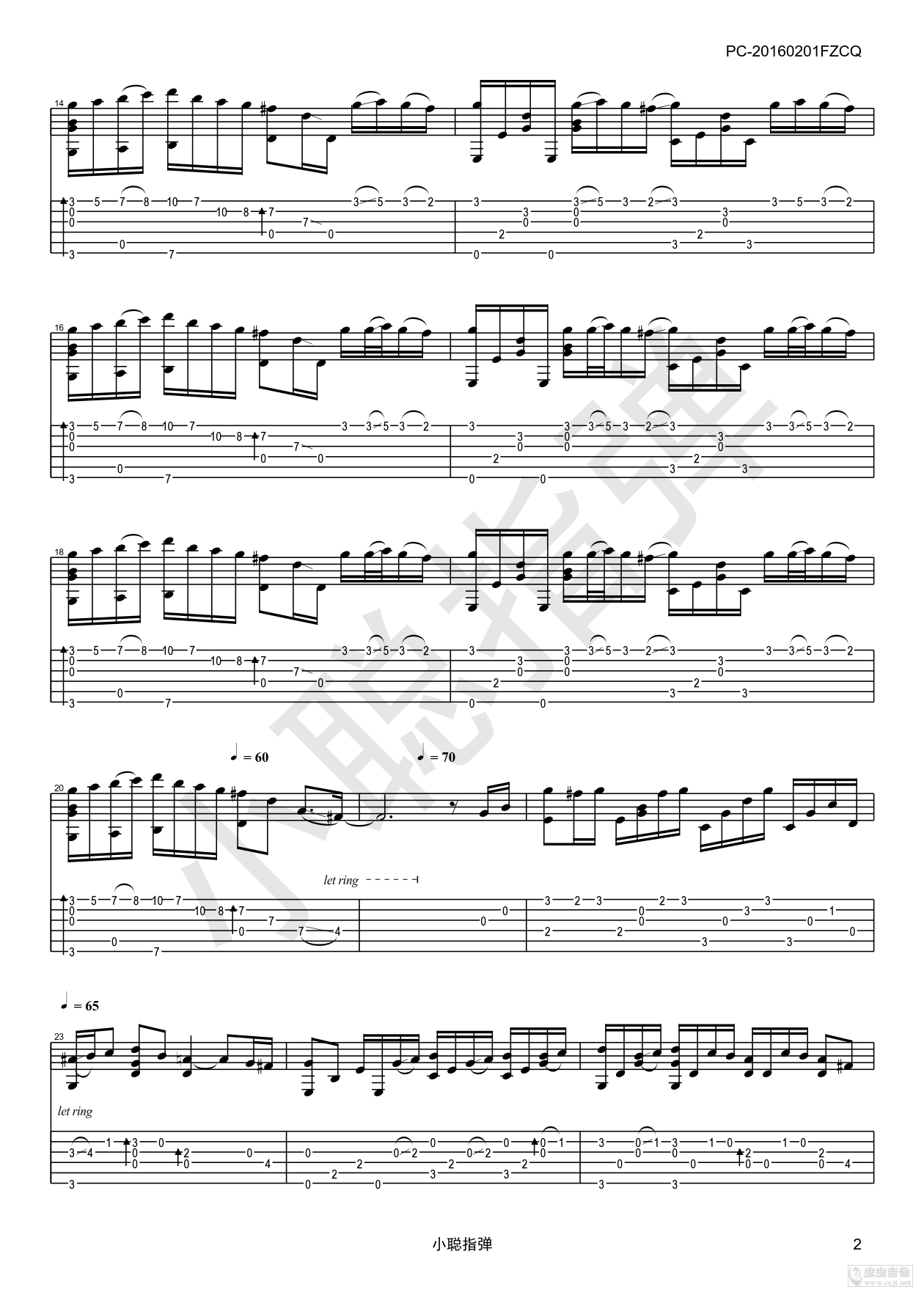 River_Flows_In_You指弹谱_李闰珉_原版指弹吉他谱