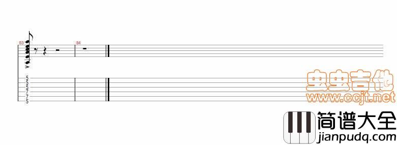 磨房主舞曲（初学者此步）|吉他谱|图片谱|高清|法雅|Las_Fallas